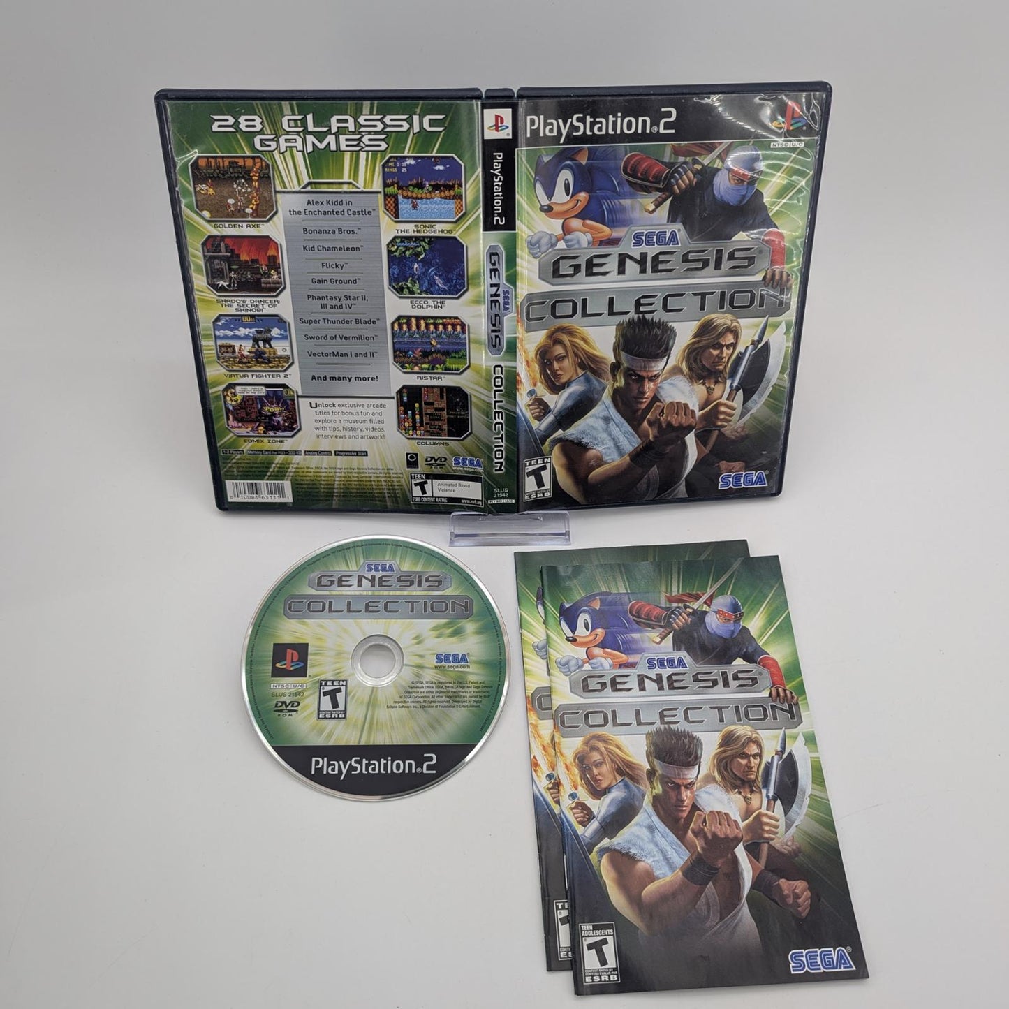 Sega Genesis Collection - Sony PlayStation 2 - Complete