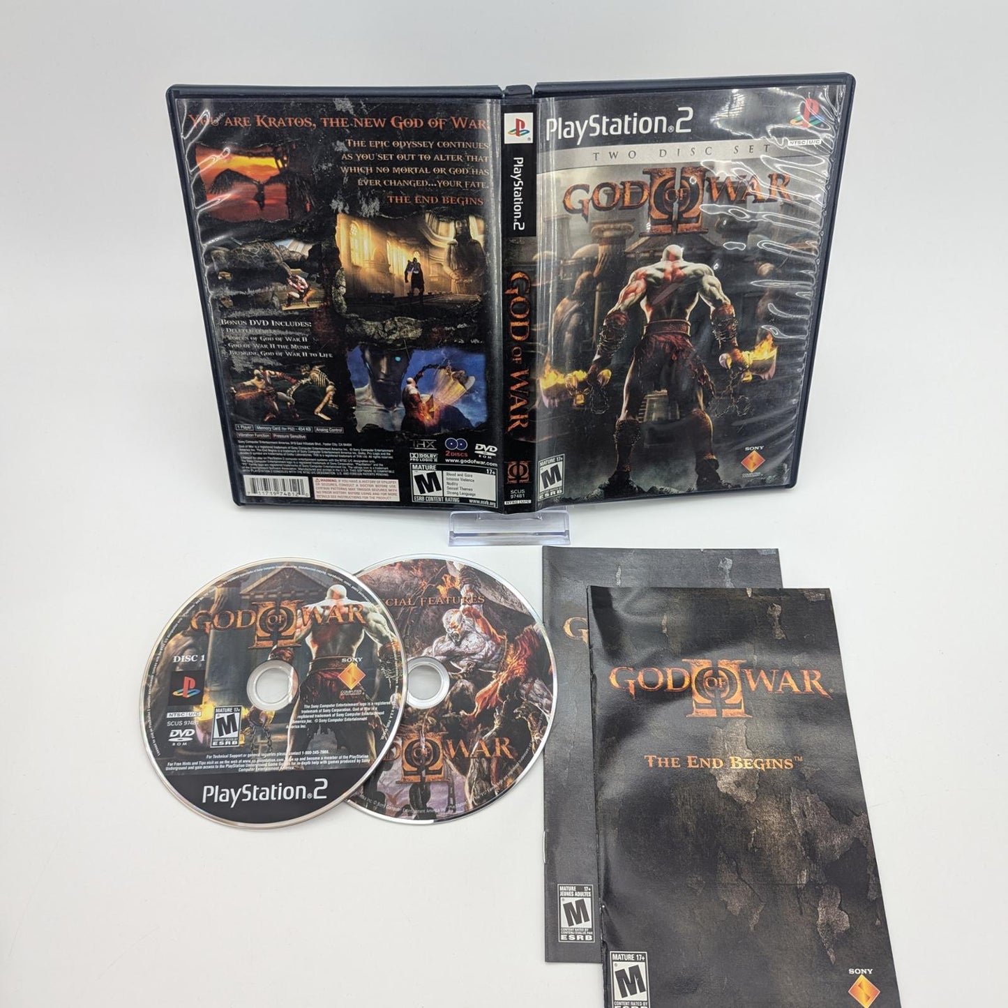 God of War 2 - Sony PlayStation 2 - Complete