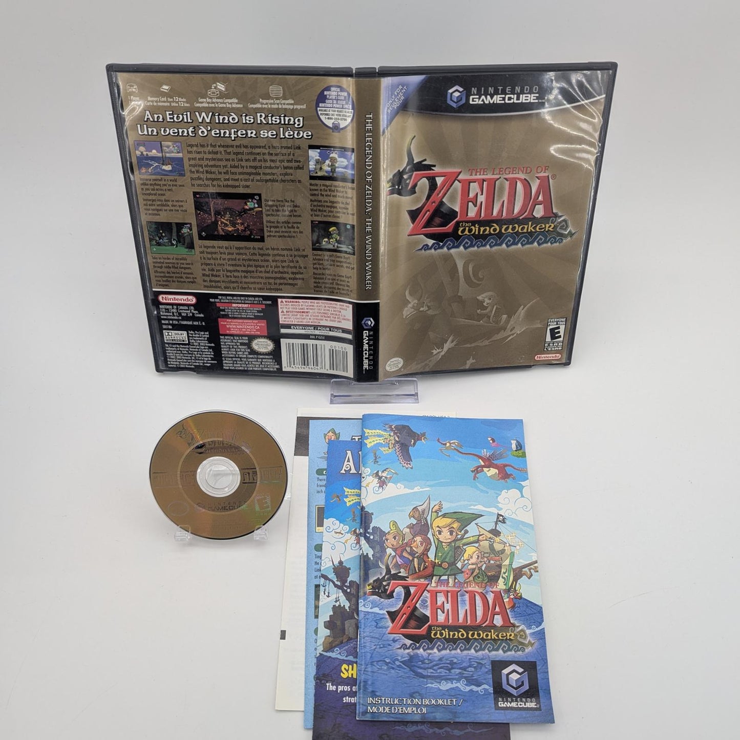 Zelda Wind Waker - Nintendo Gamecube - Complete