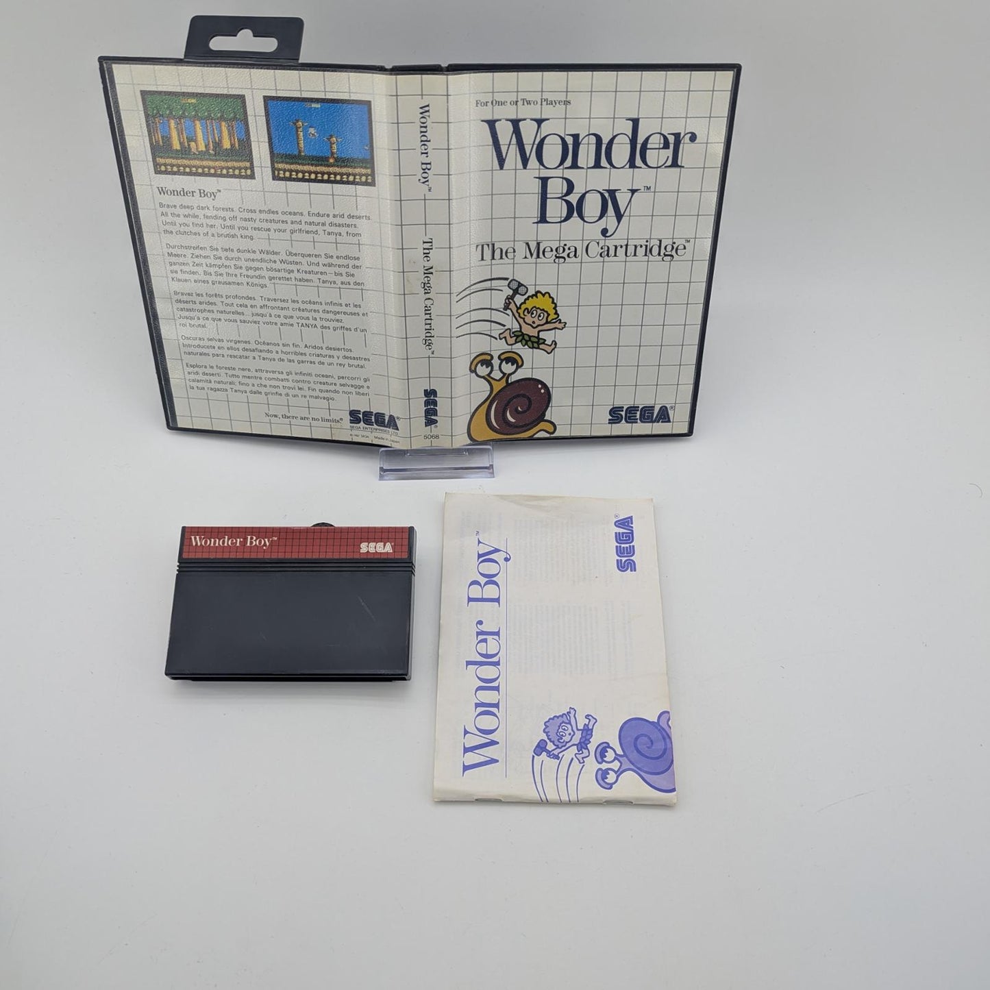 Wonder Boy - Sega Master System - Complete