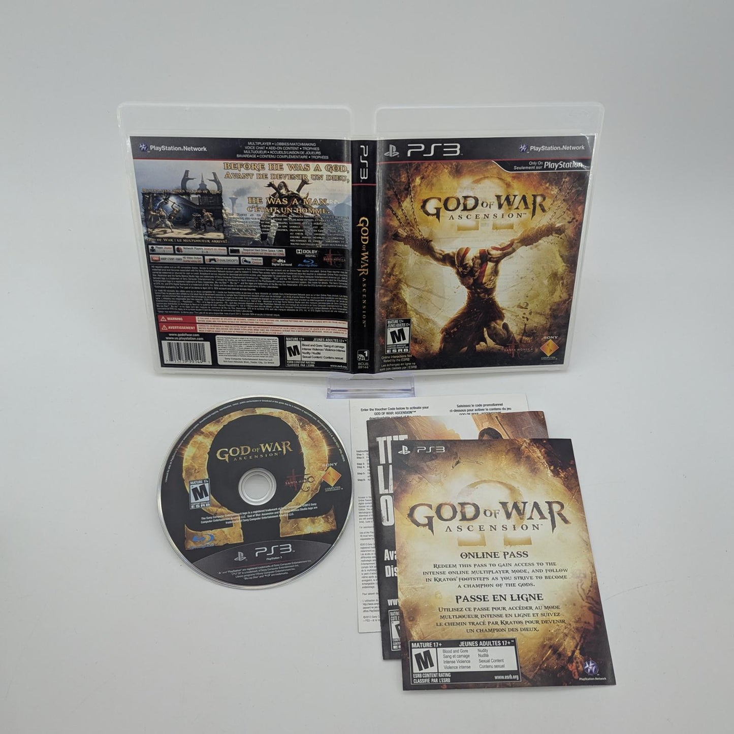God of War Ascension - Sony PlayStation 3 - Complete