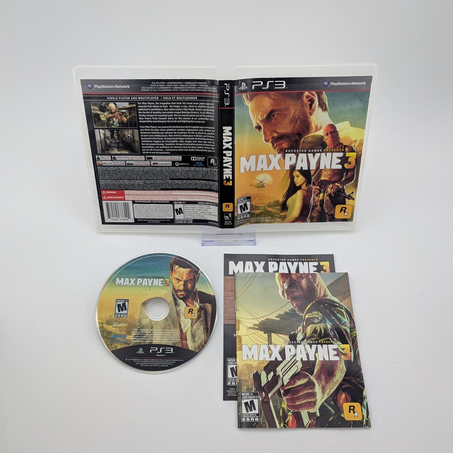 Max Payne 3 - Sony PlayStation 3 - Complete