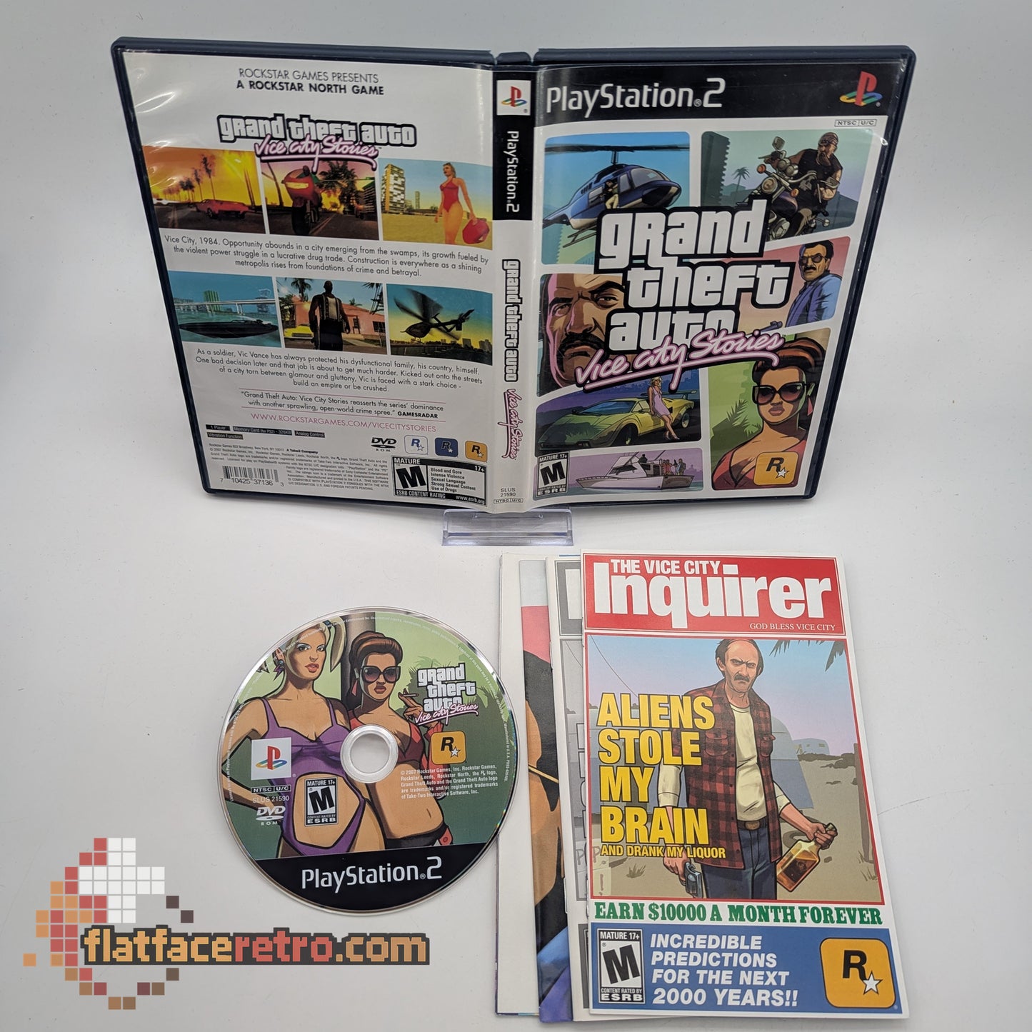 Grand Theft Auto Vice City Stories - Sony PlayStation 2 - Complete