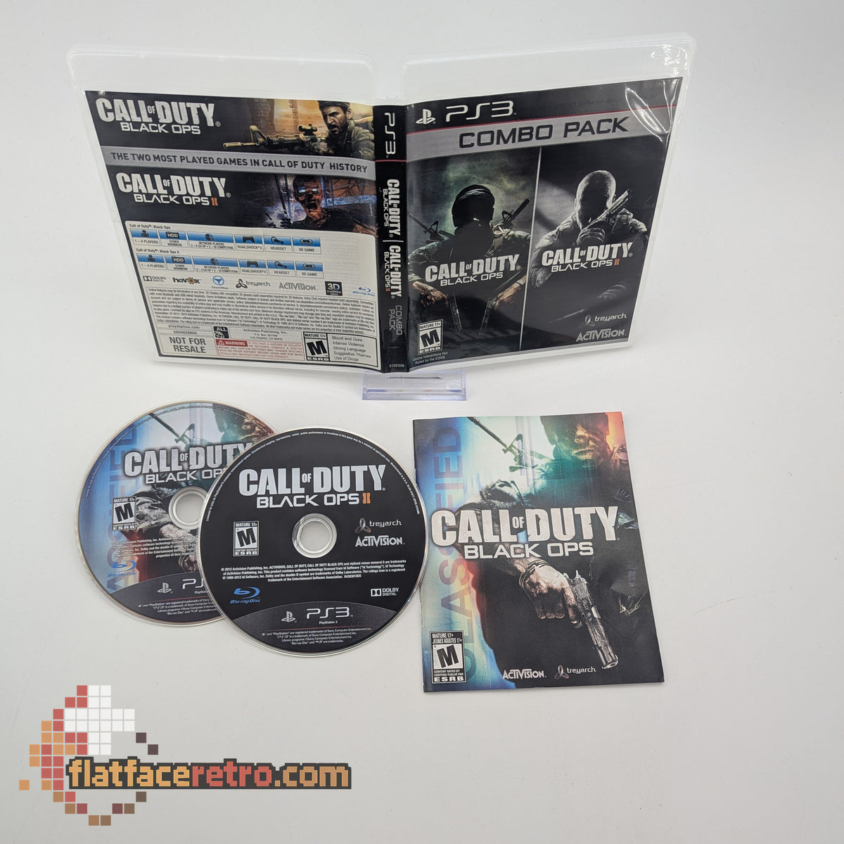 Call of Duty Black Ops I and II Combo Pack - Sony PlayStation 3 - Game and Case Insert Only