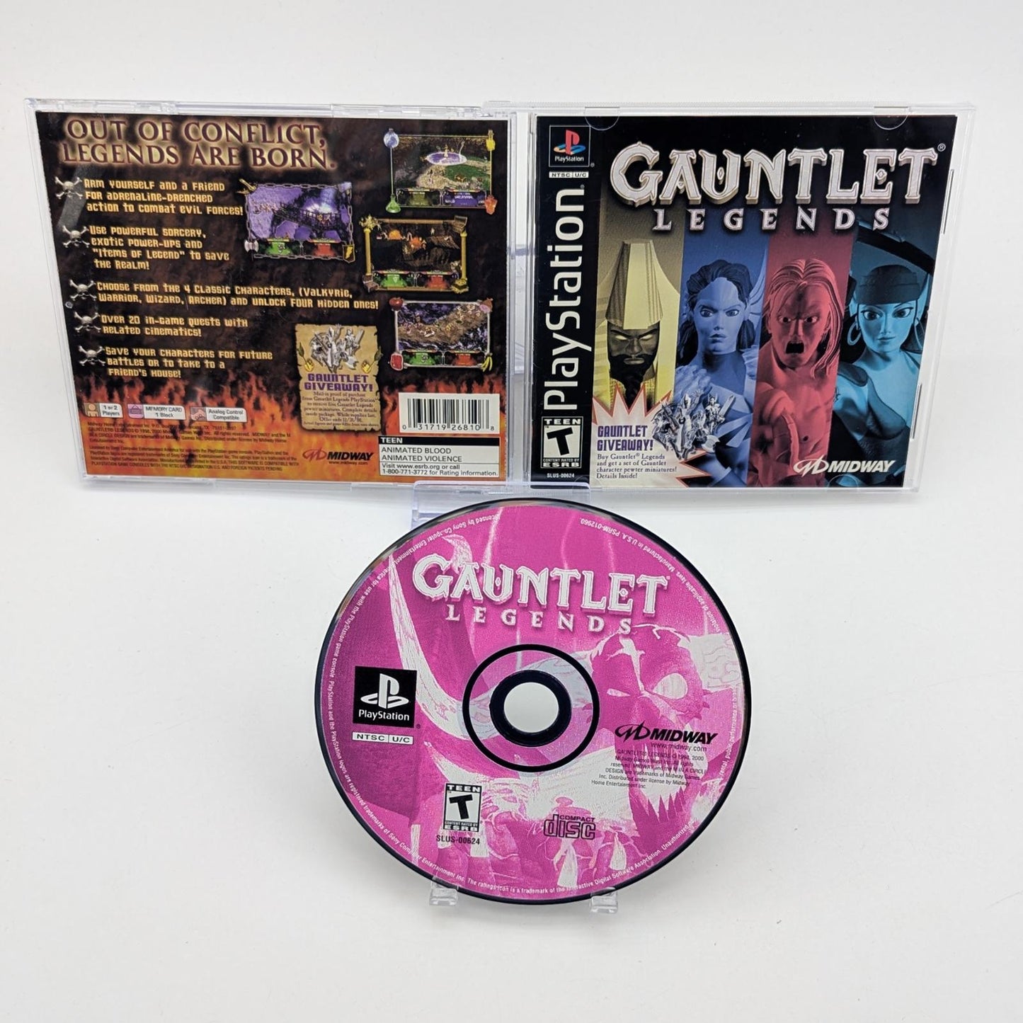 Gauntlet Legends - Sony PlayStation 1 - Complete