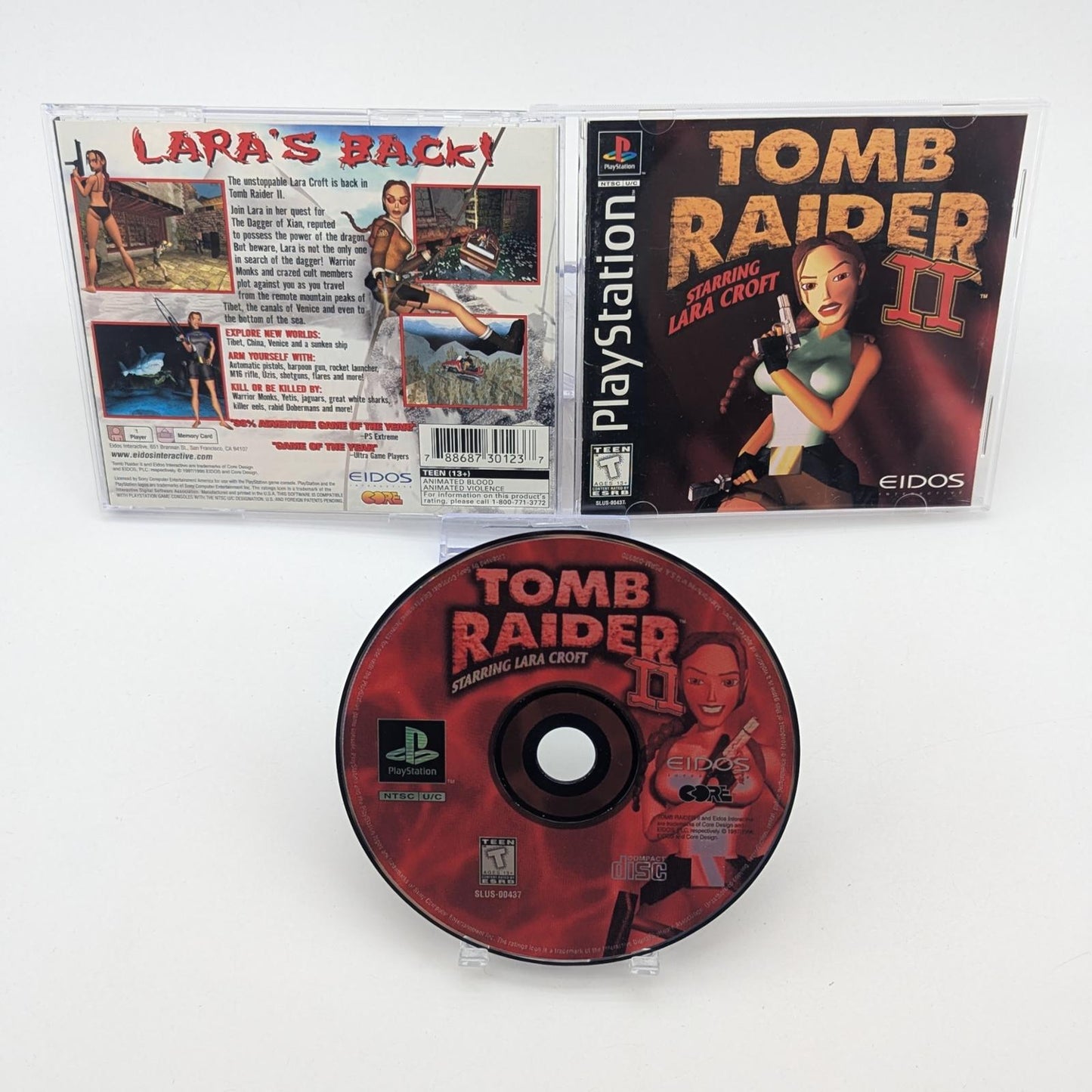 Tomb Raider II - Sony PlayStation 1 - Complete