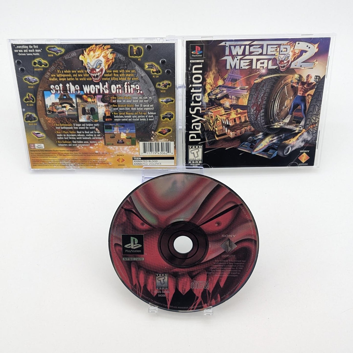 Twisted Metal 2 - Sony PlayStation 1 - Complete