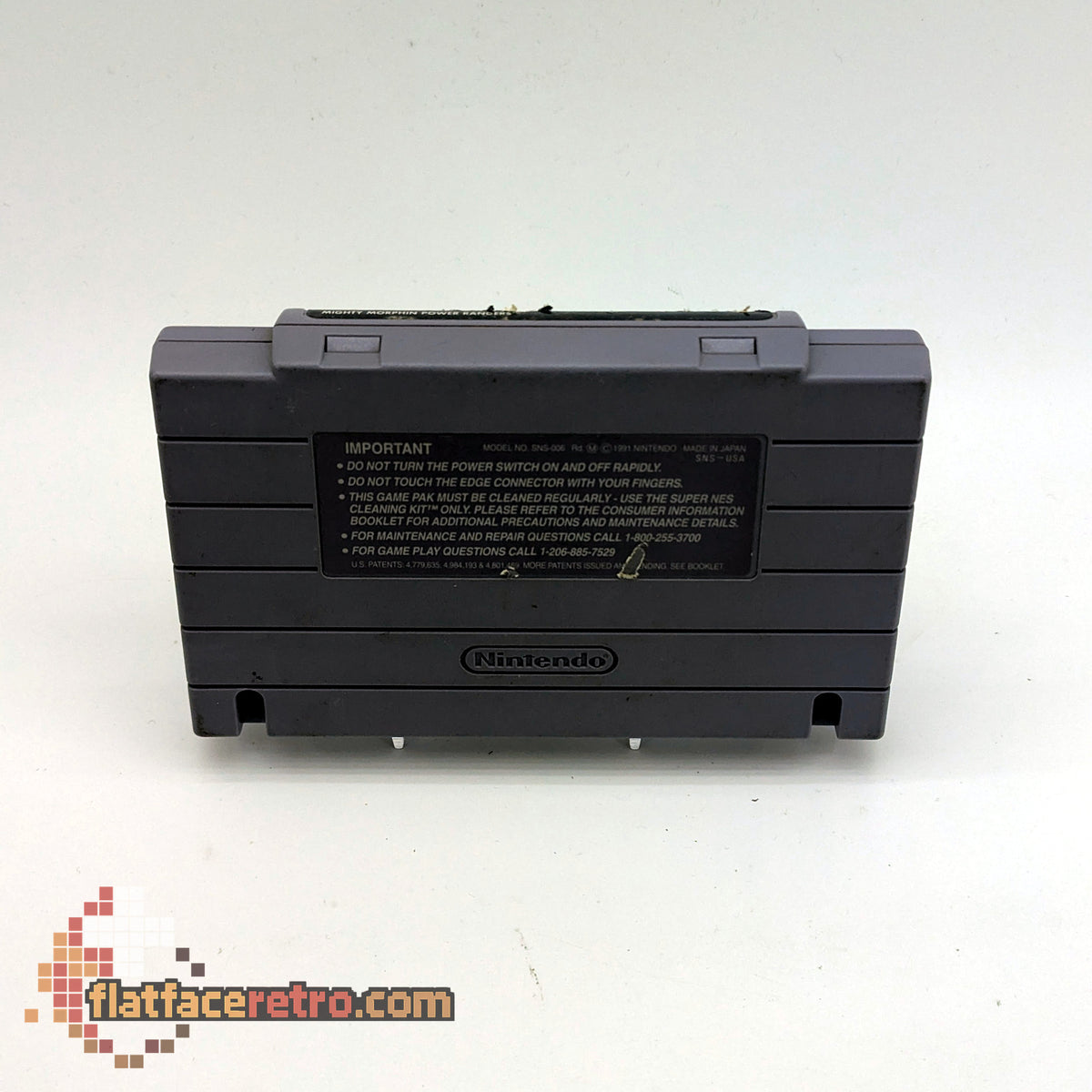 Mighty Morphin Power Rangers - Nintendo SNES - Game Only