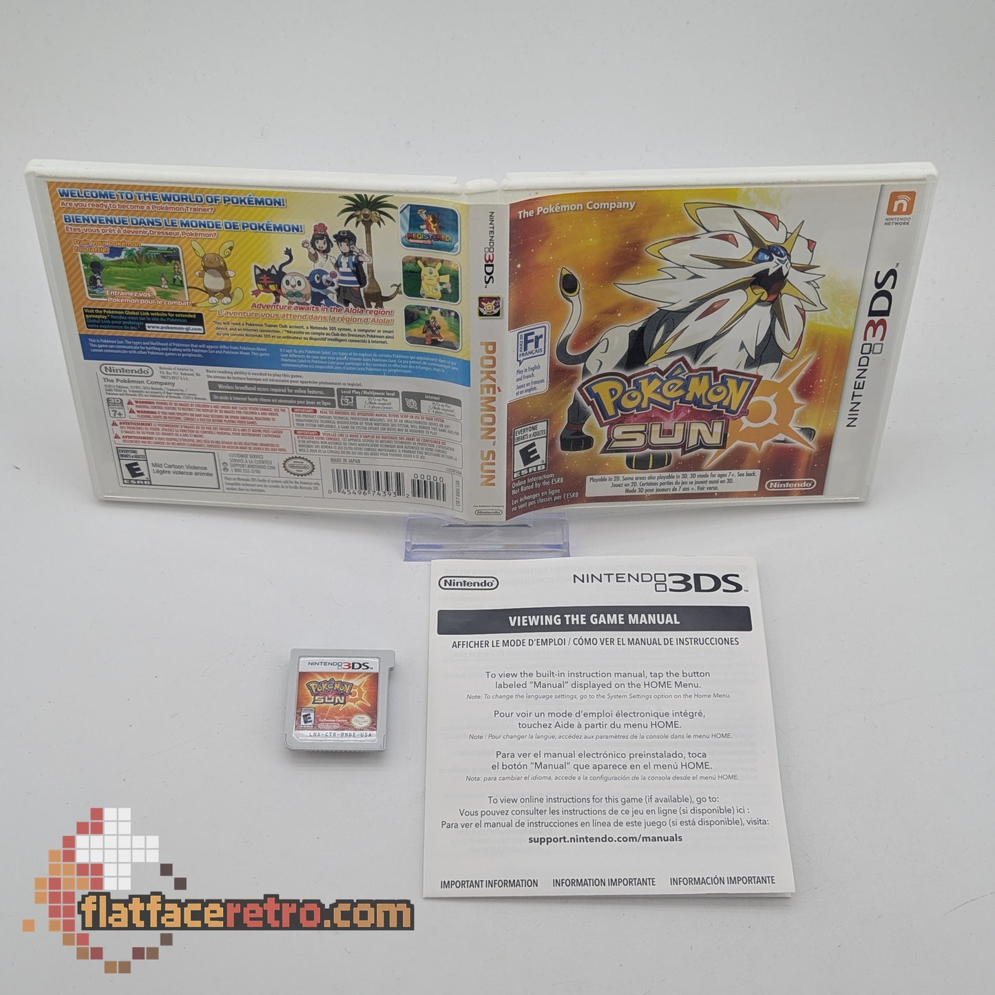 Pokemon Sun - Nintendo 3DS - Complete