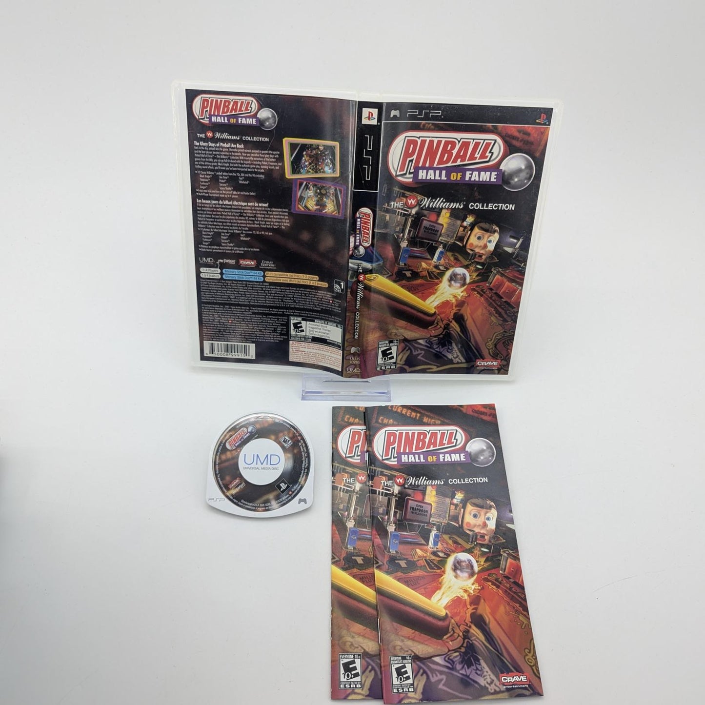 Pinball Hall of Fame The Williams Collection - Sony PSP - Complete