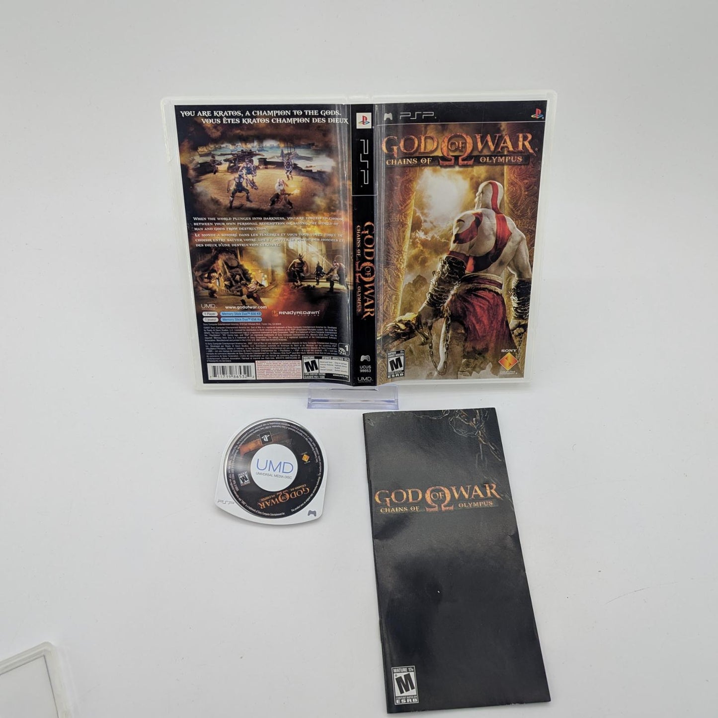 God of War Chains of Olympus - Sony PSP - Complete