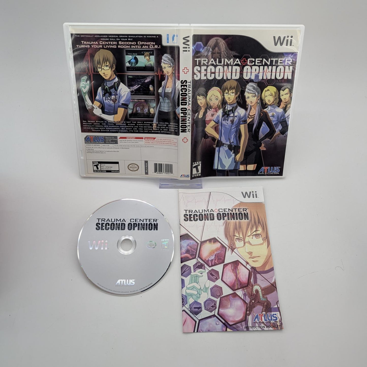 Trauma Center Second Opinion - Nintendo Wii - Complete
