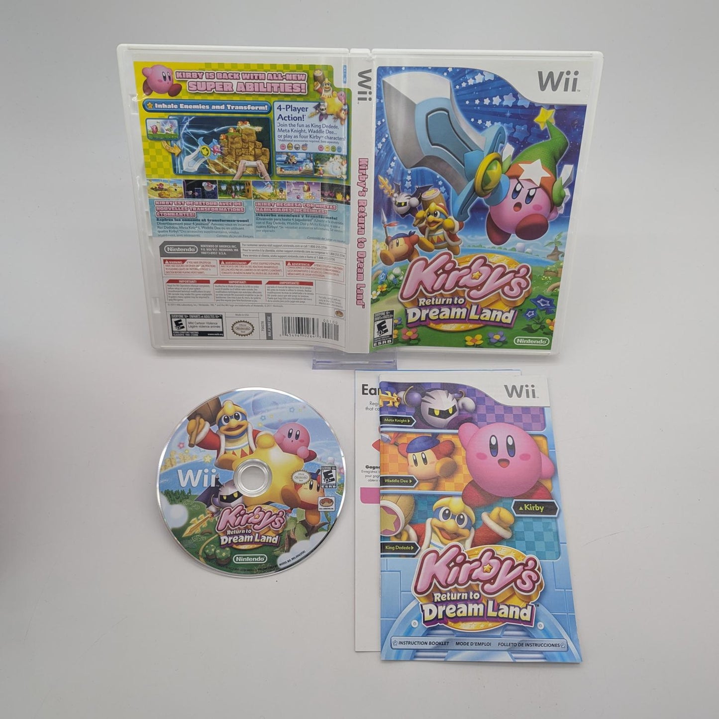 Kirby's Return to Dream Land - Nintendo Wii - Complete