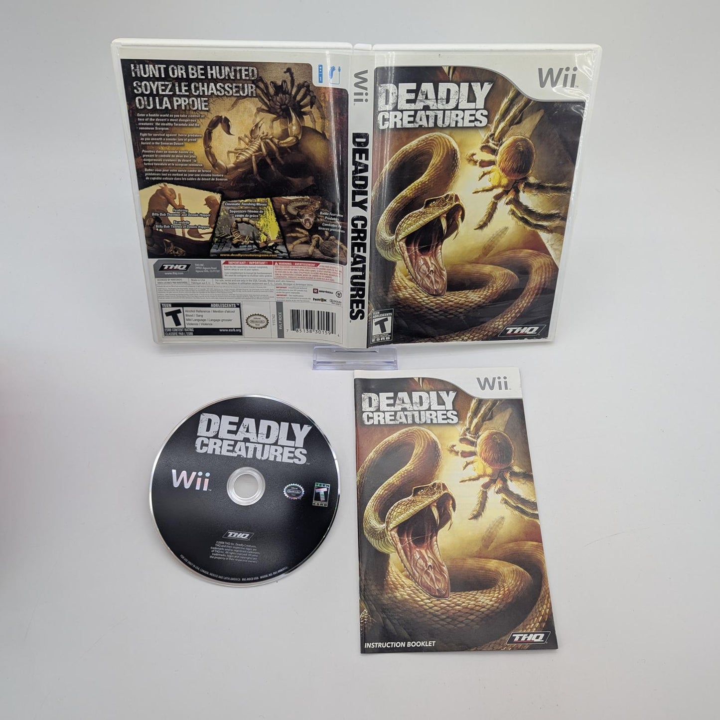 Deadly Creatures - Nintendo Wii - Complete