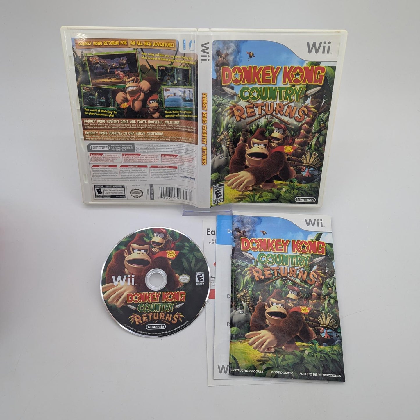 Donkey Kong Country Returns - Nintendo Wii - Complete