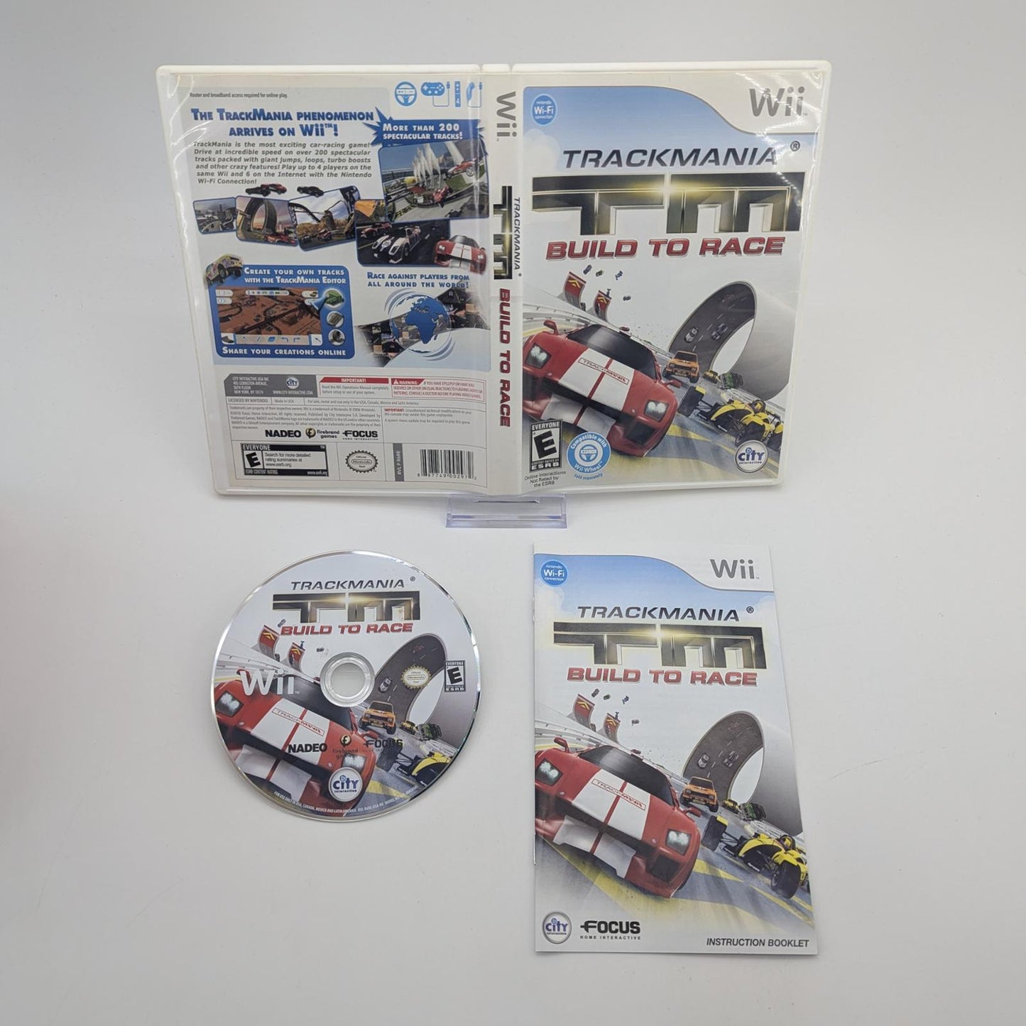 TrackMania: Build to Race - Nintendo Wii - Complete