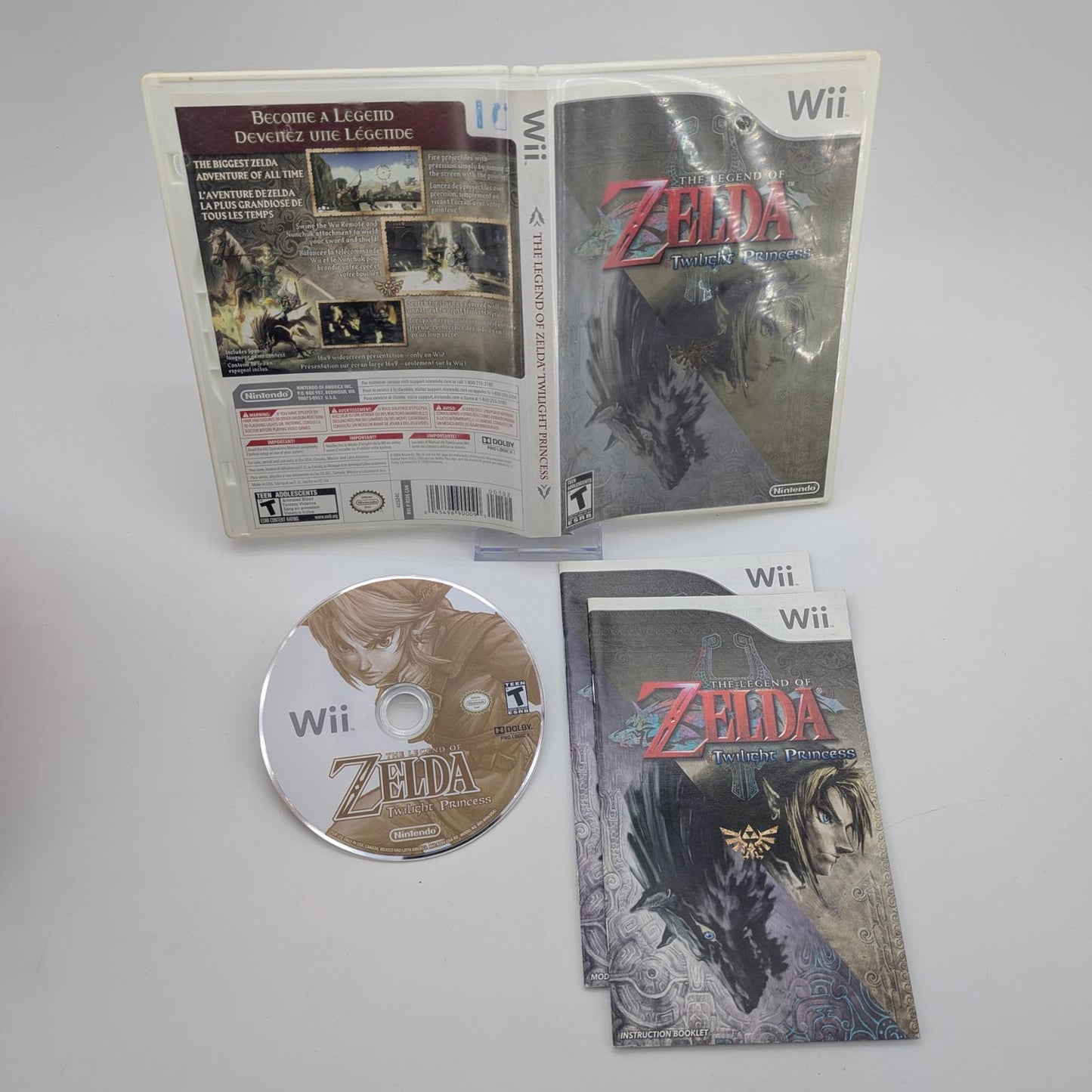 Zelda Twilight Princess - Nintendo Wii - Complete