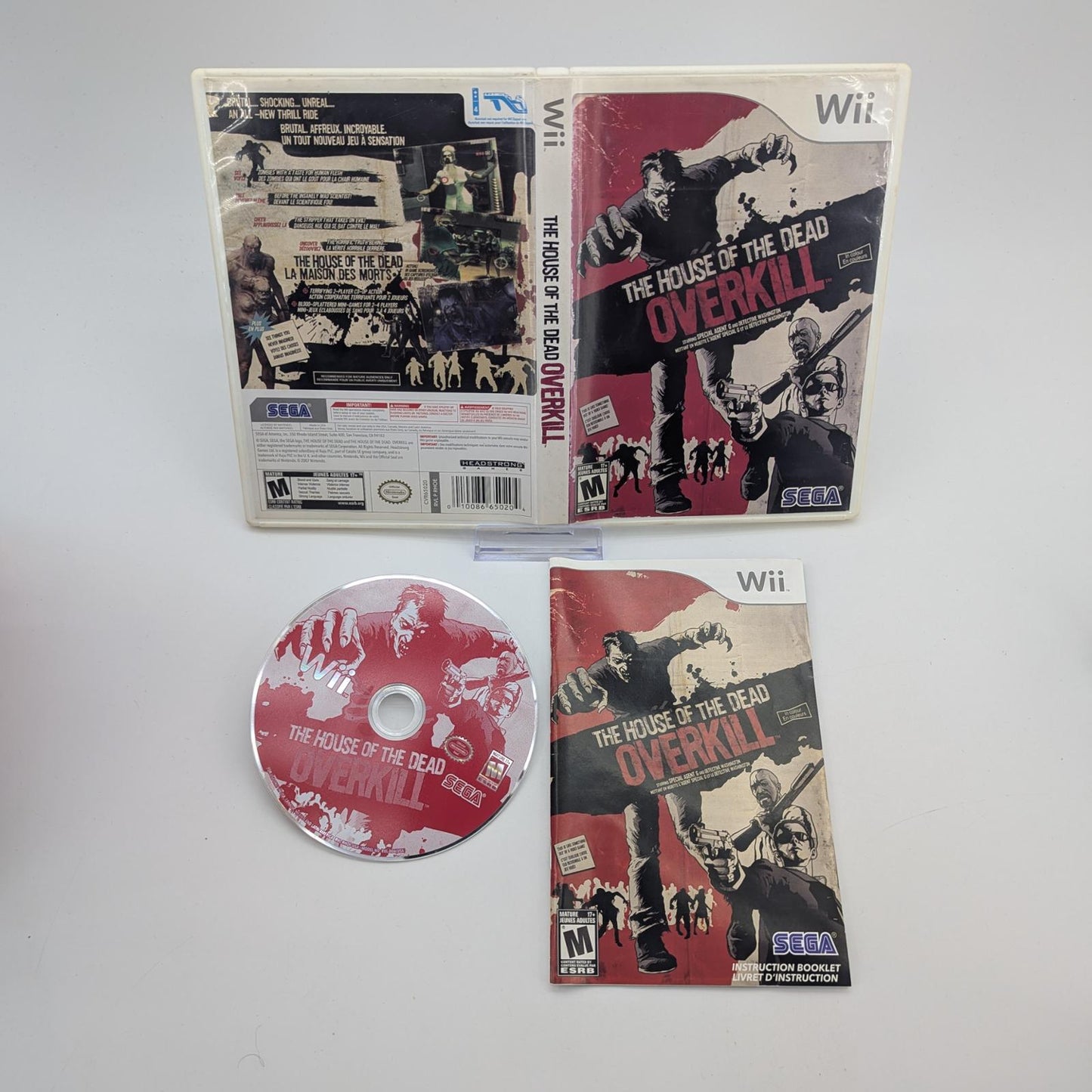 The House of the Dead Overkill - Nintendo Wii - Complete