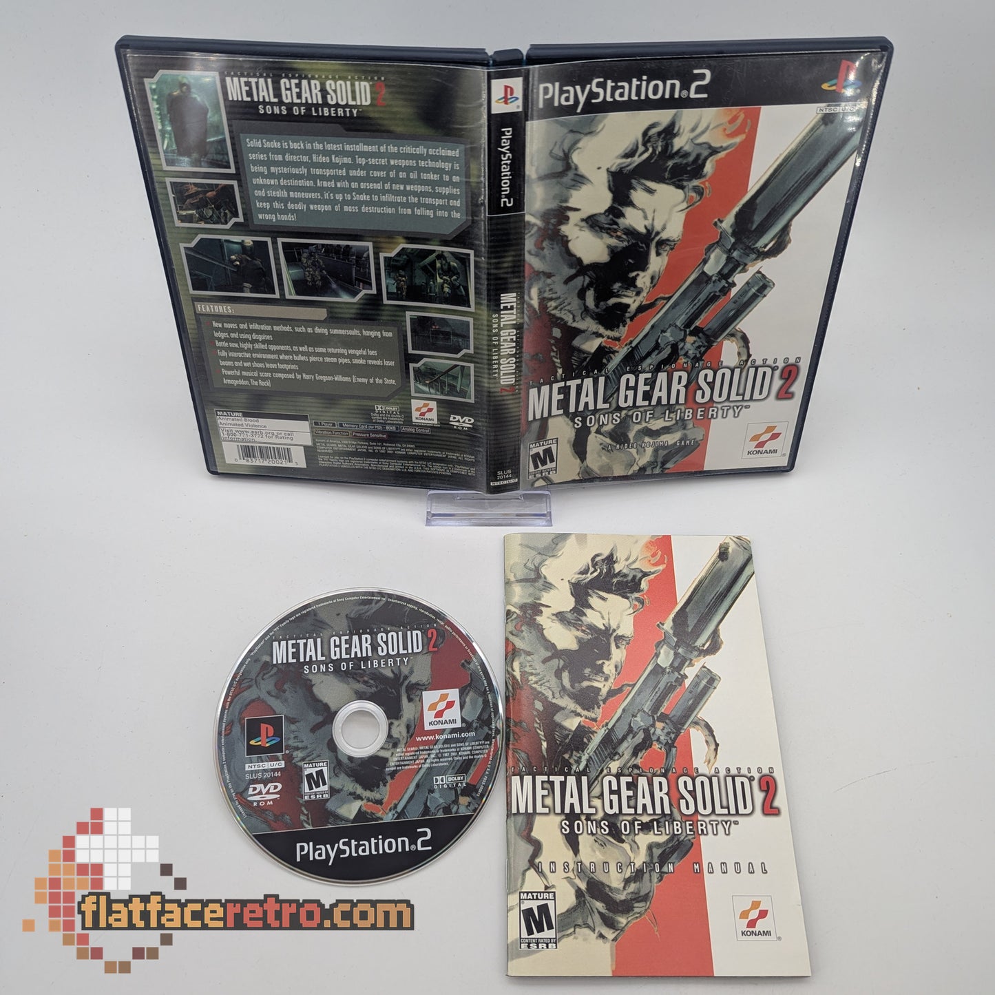 Metal Gear Solid 2 - Sony PlayStation 2 - Complete