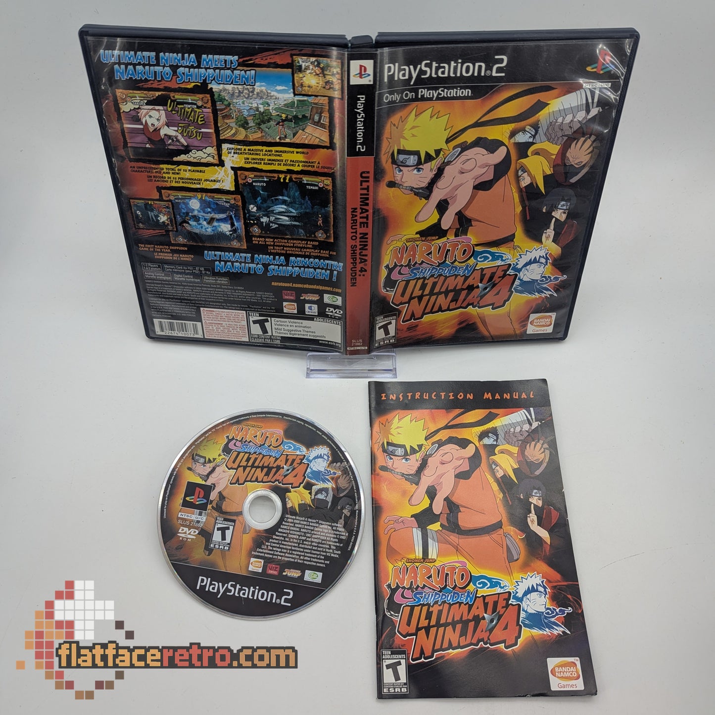 Ultimate Ninja 4: Naruto Shippuden - Sony PlayStation 2 - Complete