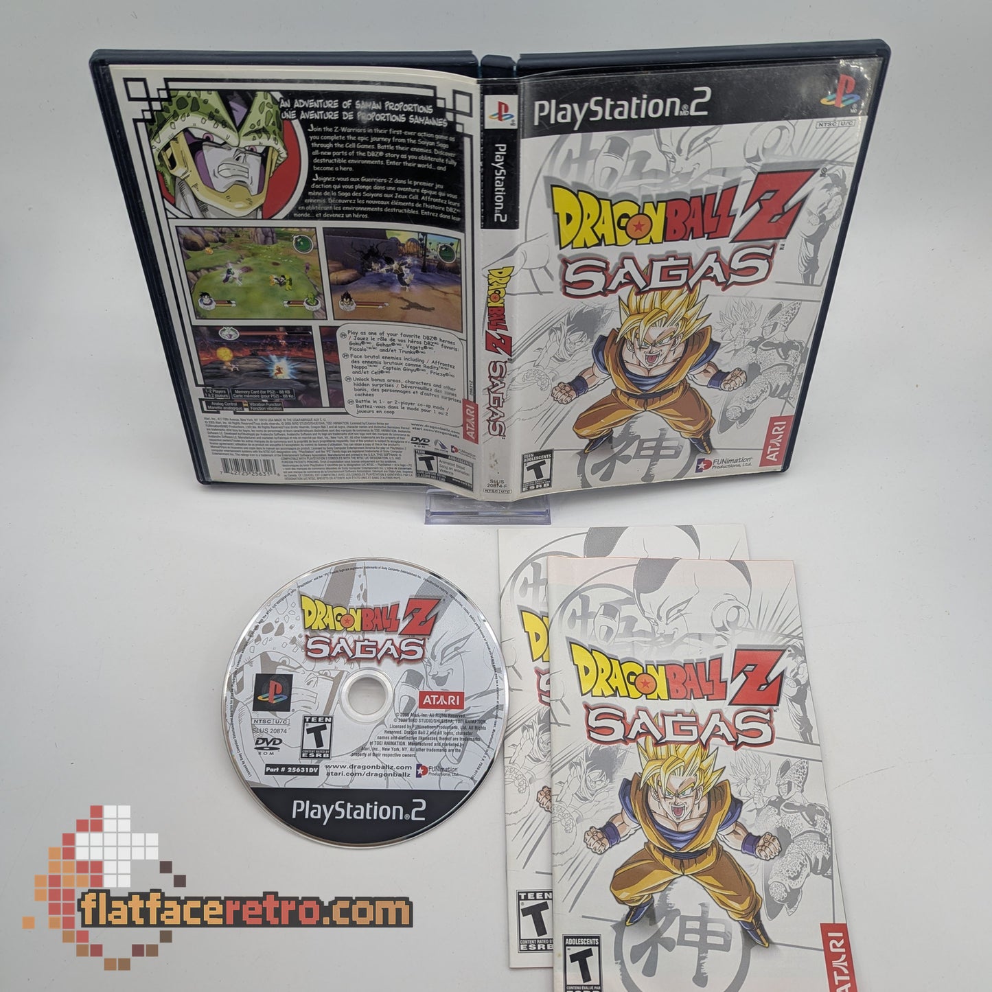 Dragon Ball Z Sagas - Sony PlayStation 2 - Complete