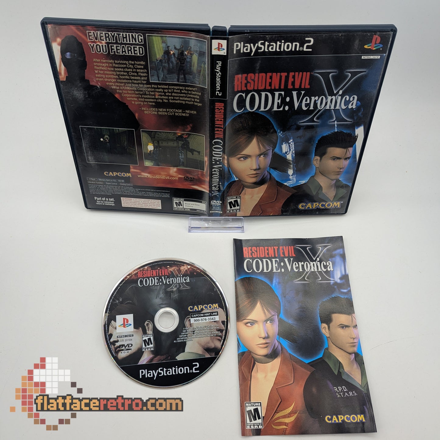 Resident Evil Code Veronica X - Sony PlayStation 2 - Complete