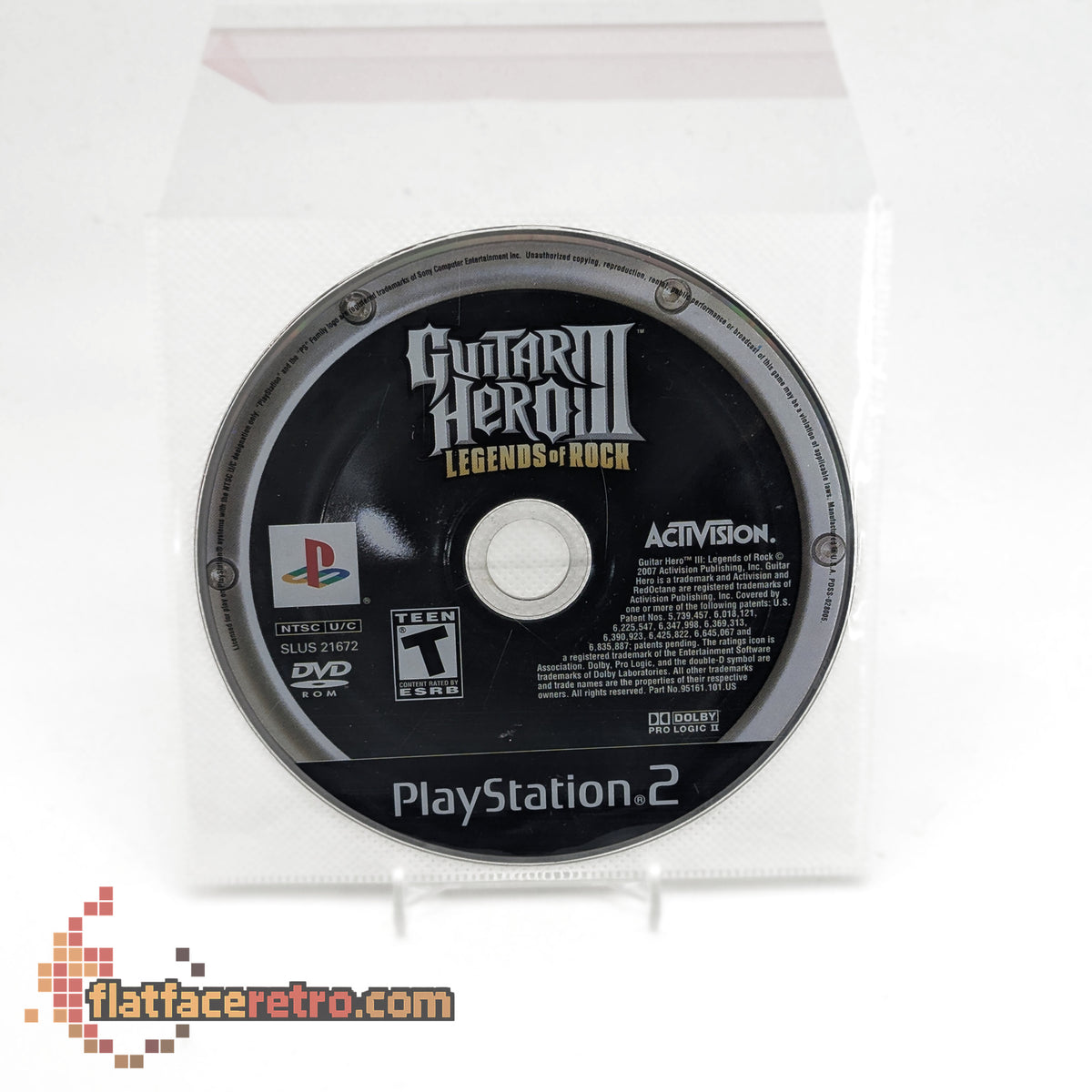 Guitar Hero III Legends of Rock - Sony PlayStation 2 - Game Only