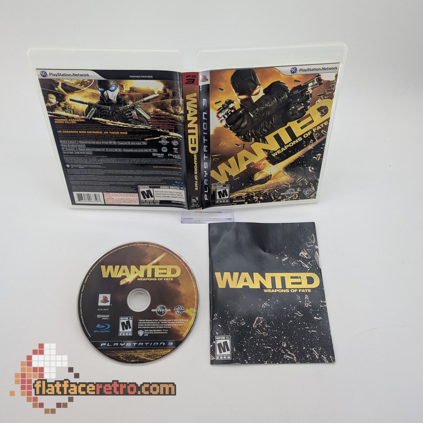 Wanted: Weapons of Fate - Sony PlayStation 3 - Complete