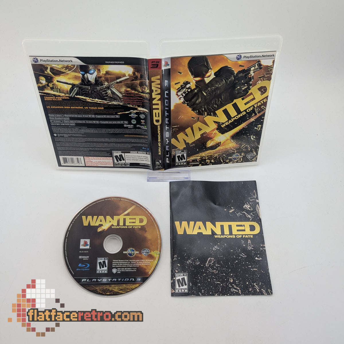 Wanted: Weapons of Fate - Sony PlayStation 3 - Complete