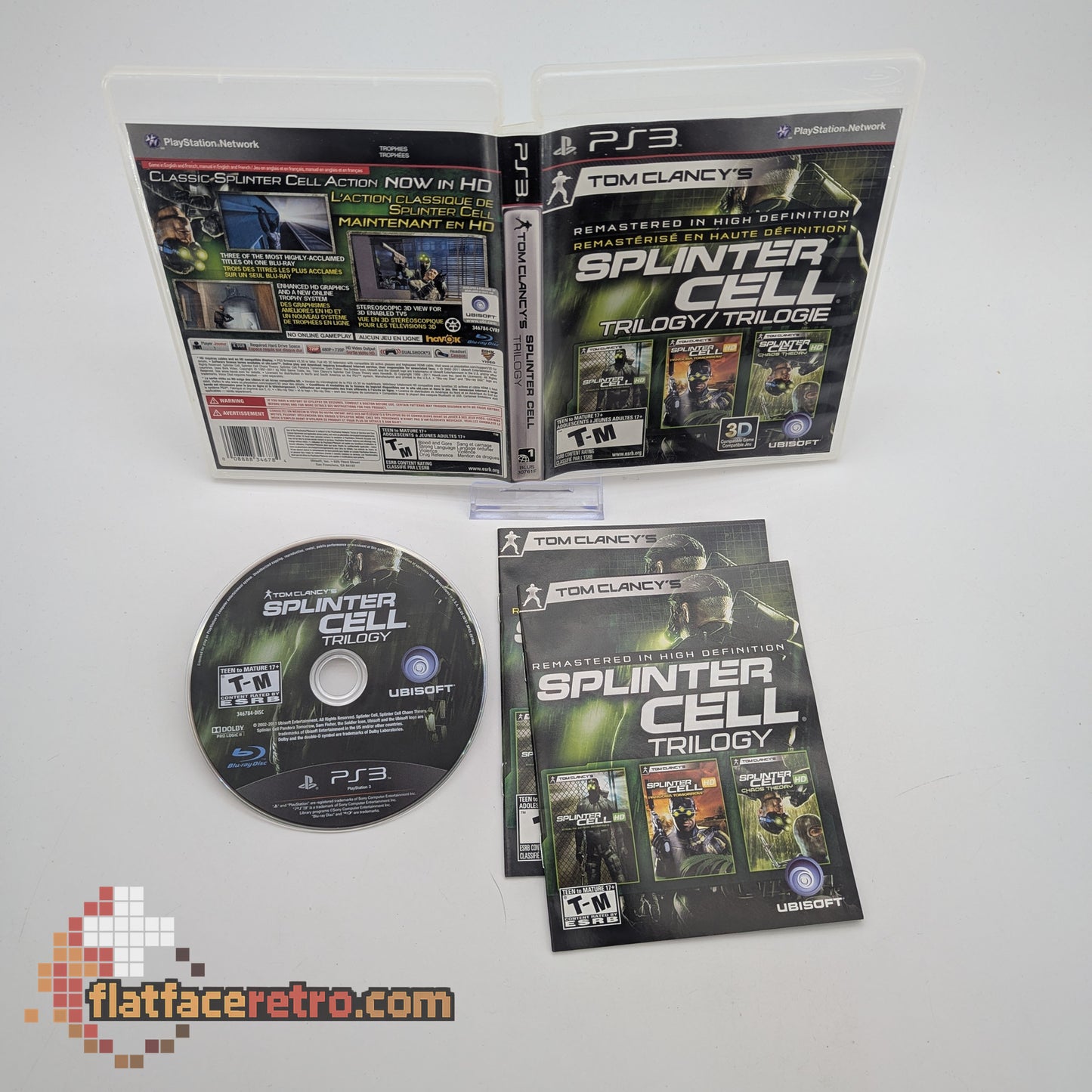Splinter Cell Classic Trilogy HD - Sony PlayStation 3 - Complete