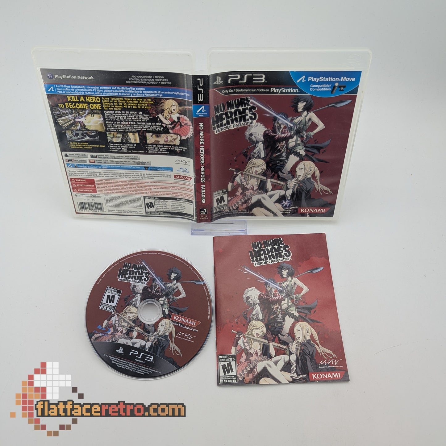 No More Heroes: Heroes' Paradise - Sony PlayStation 3 - Complete