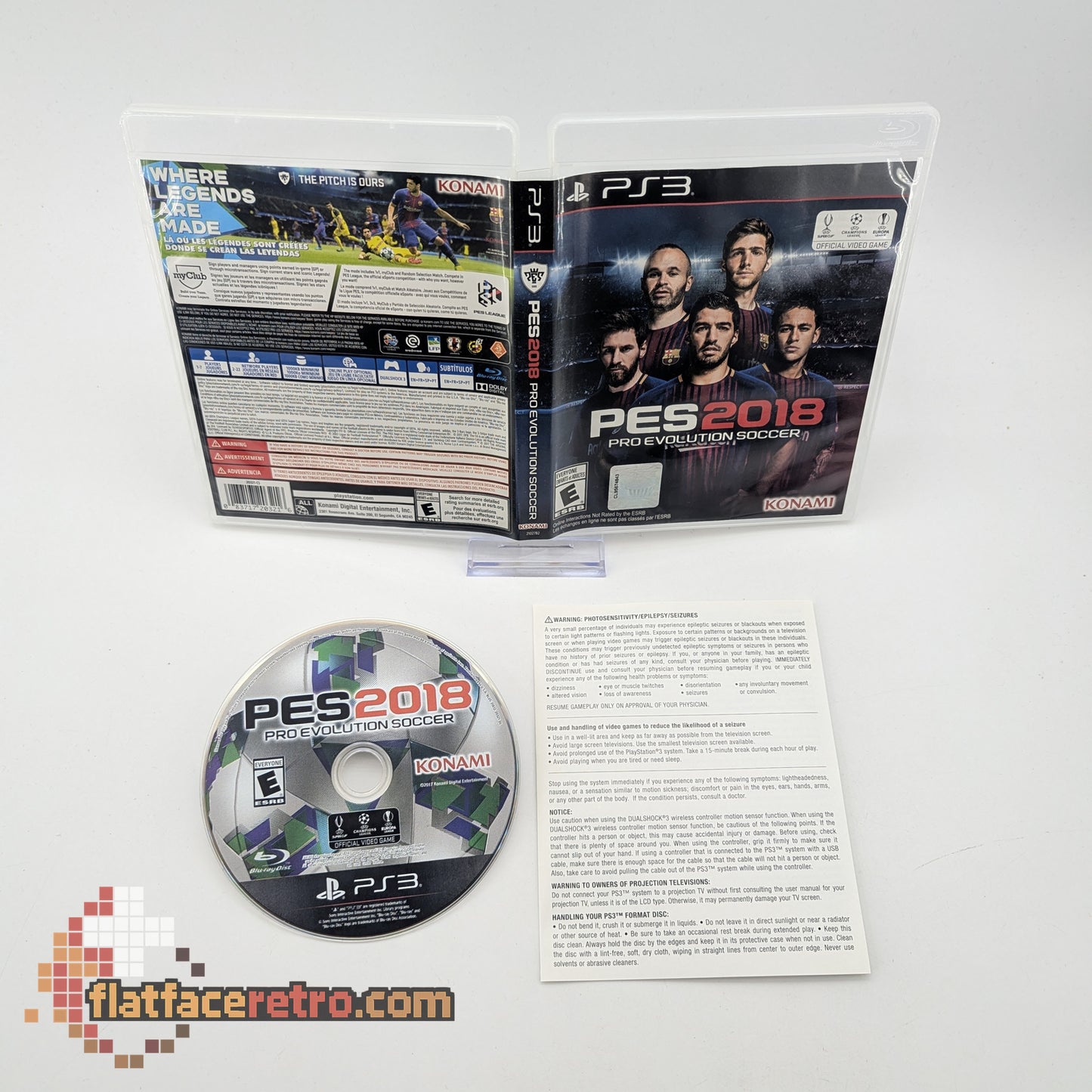 Pro Evolution Soccer 2018 - Sony PlayStation 3 - Complete