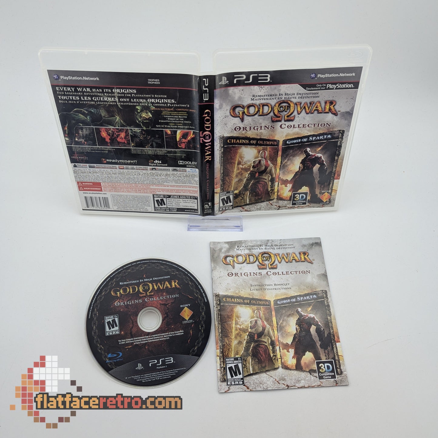 God of War Origins Collection - Sony PlayStation 3 - Complete