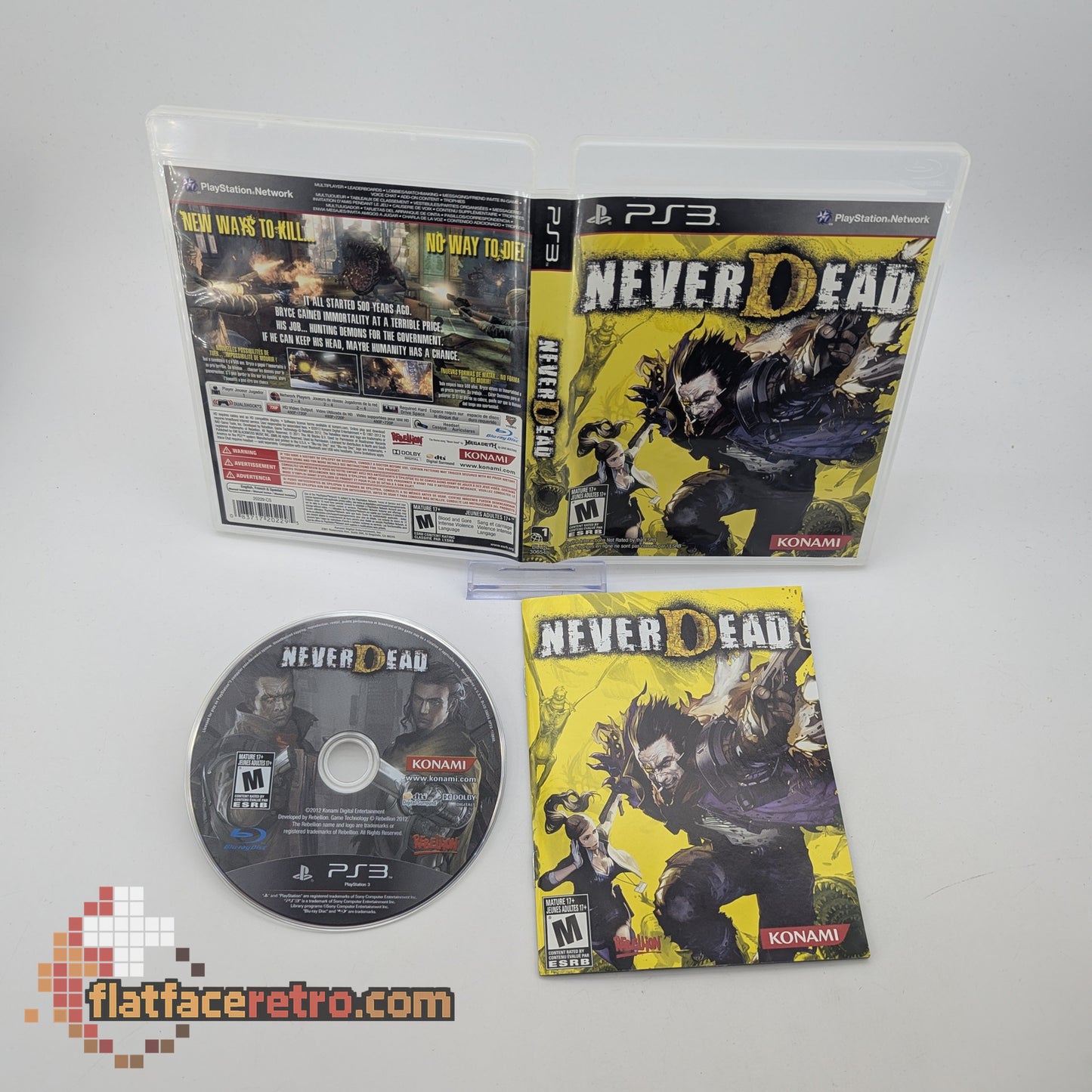 NeverDead - Sony PlayStation 3 - Complete
