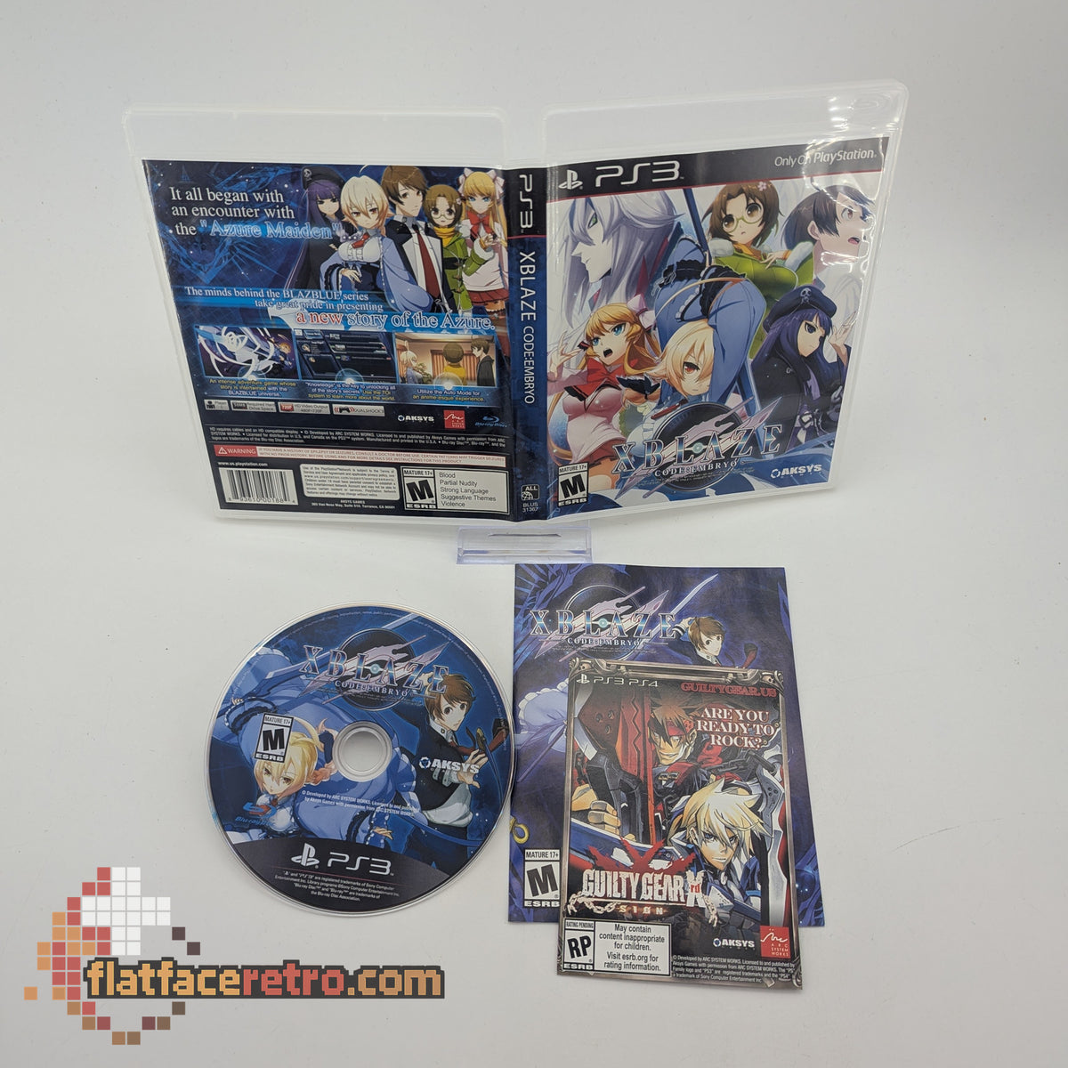 XBlaze Code: Embryo - Sony PlayStation 3 - Complete