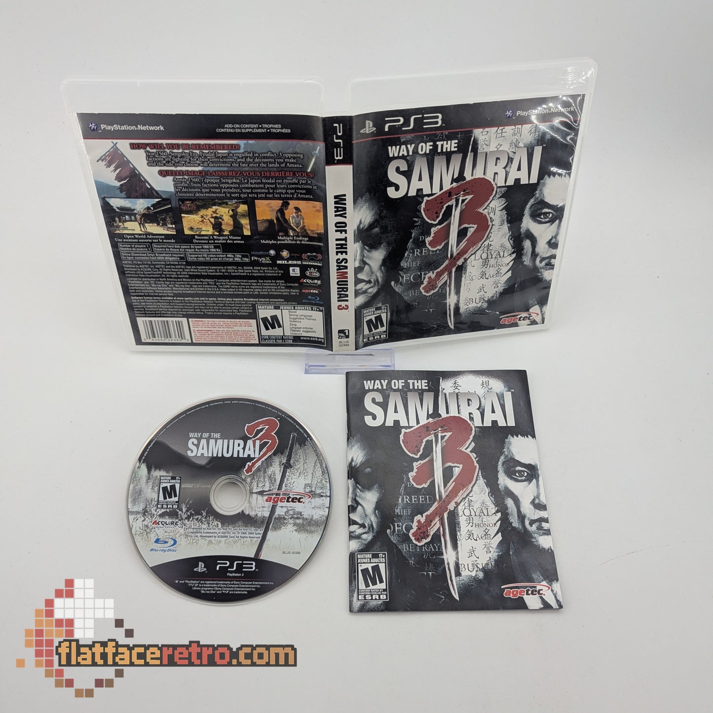 Way of the Samurai 3 - Sony PlayStation 3 - Complete