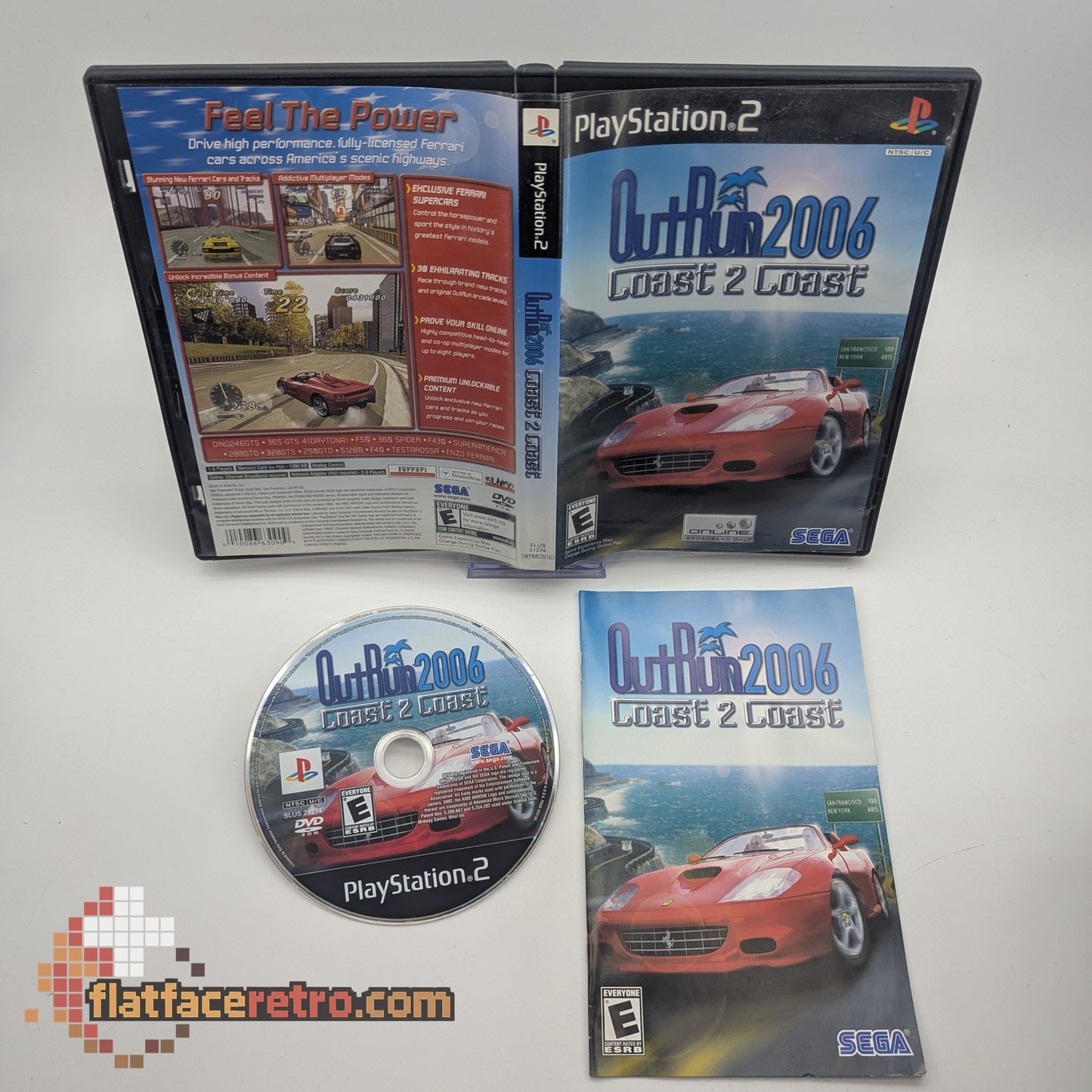 OutRun 2006 Coast 2 Coast - Sony PlayStation 2 - Complete