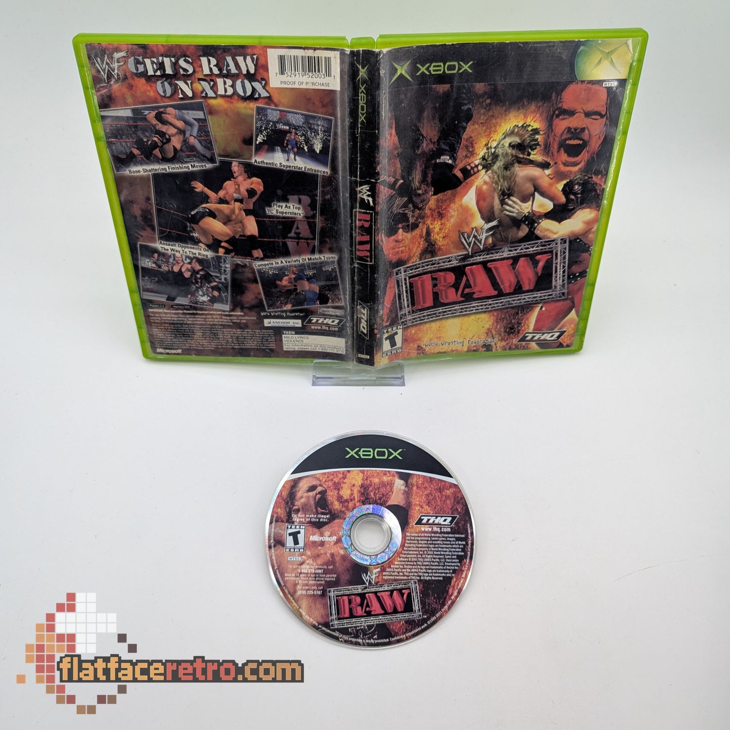 WWF Raw - Microsoft Xbox - Game and Box Only