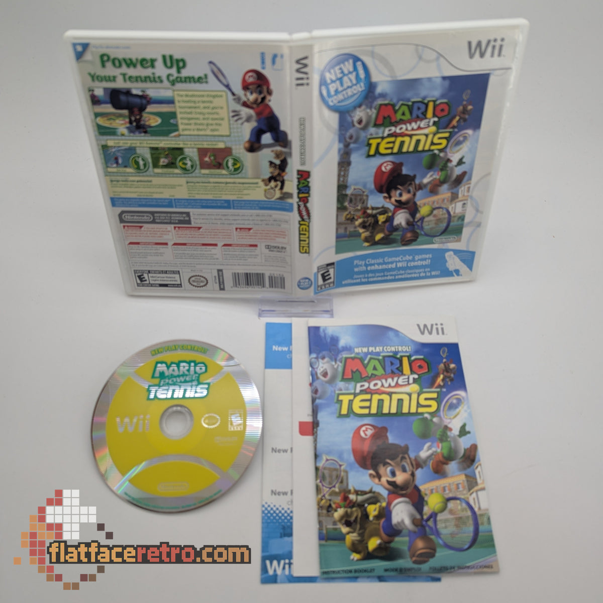 New Play Control: Mario Power Tennis - Nintendo Wii - Complete