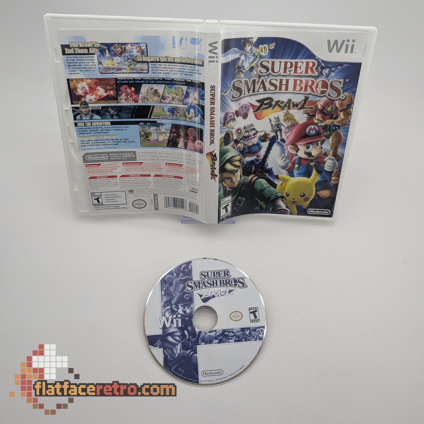 Super Smash Bros Brawl - Nintendo Wii - Game and Box Only