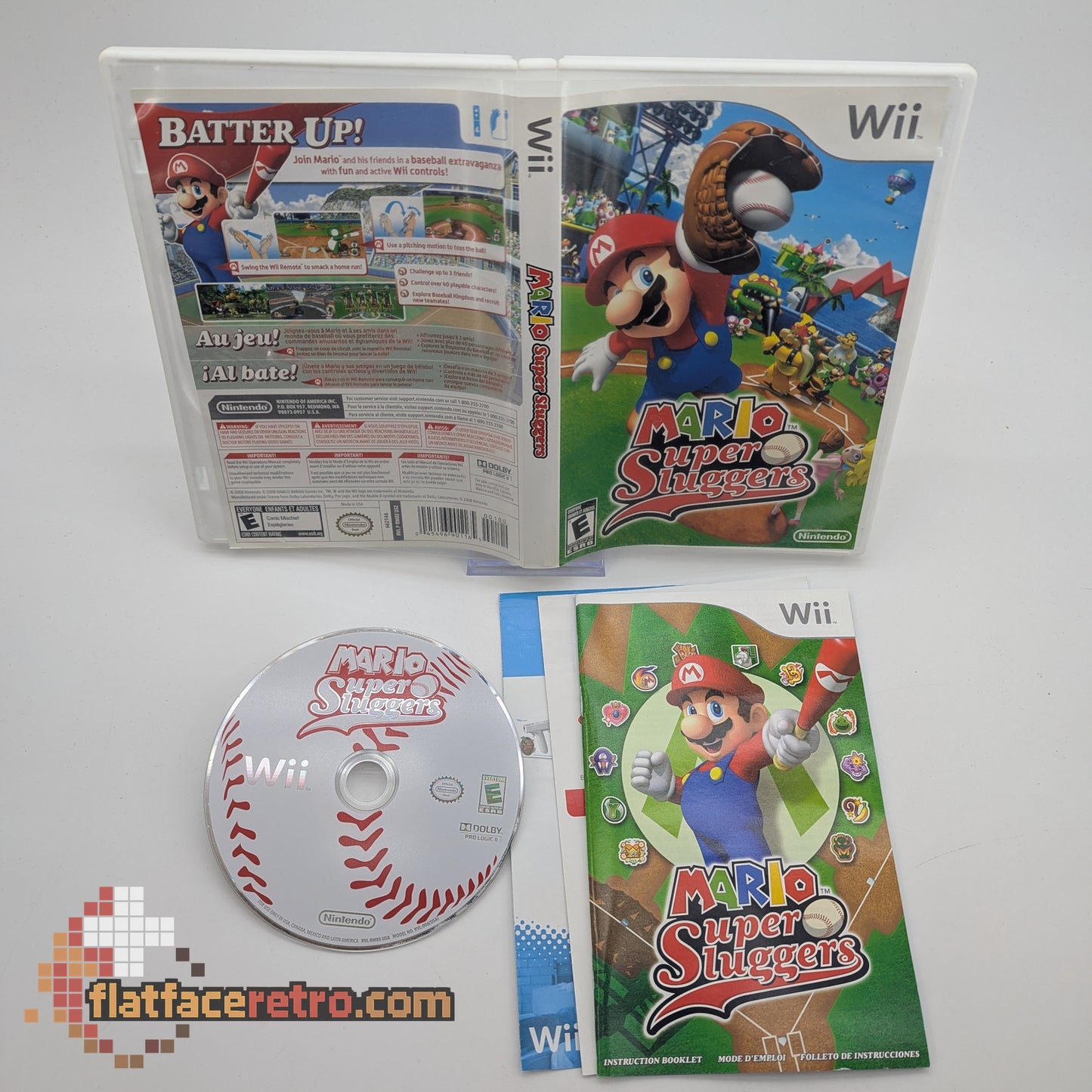 Mario Super Sluggers - Nintendo Wii - Complete
