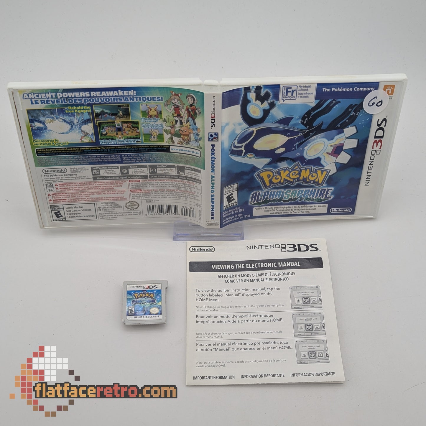 Pokemon Alpha Sapphire - Nintendo 3DS - Complete