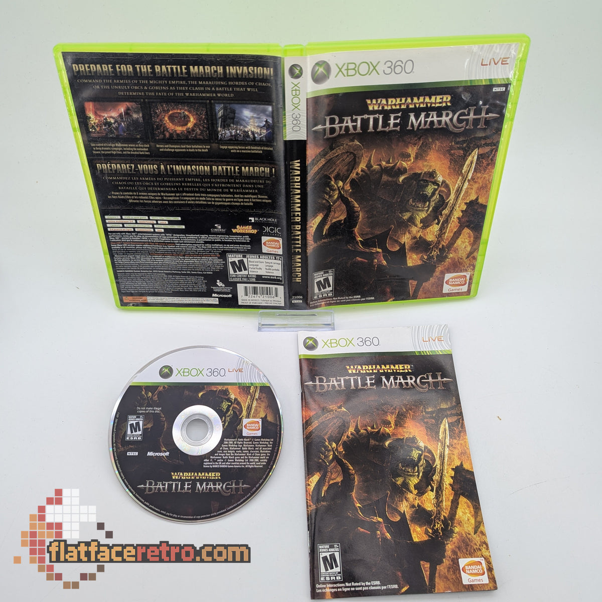 Warhammer Battle March - Microsoft Xbox 360 - Complete
