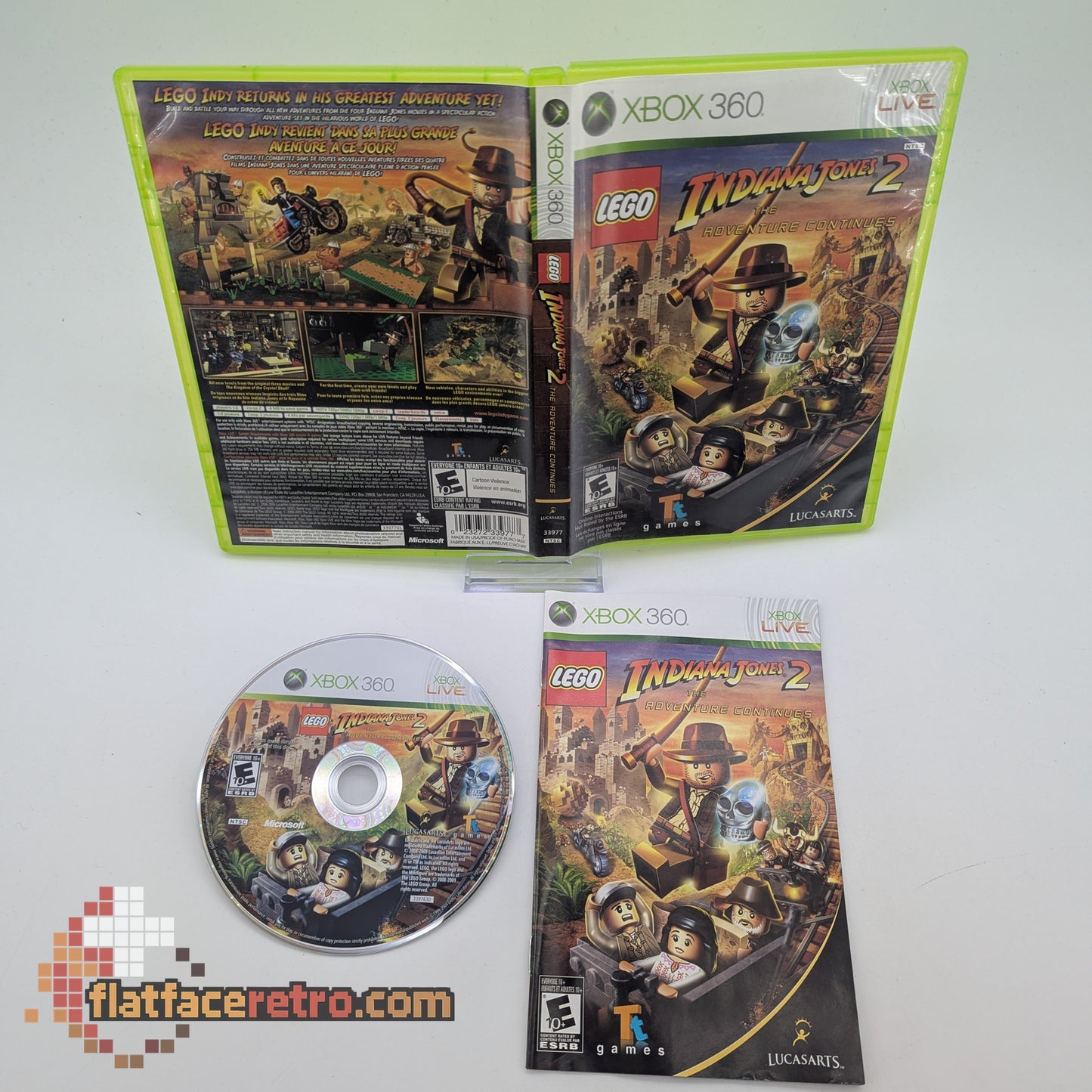 LEGO Indiana Jones 2: The Adventure Continues - Microsoft Xbox 360 - Complete