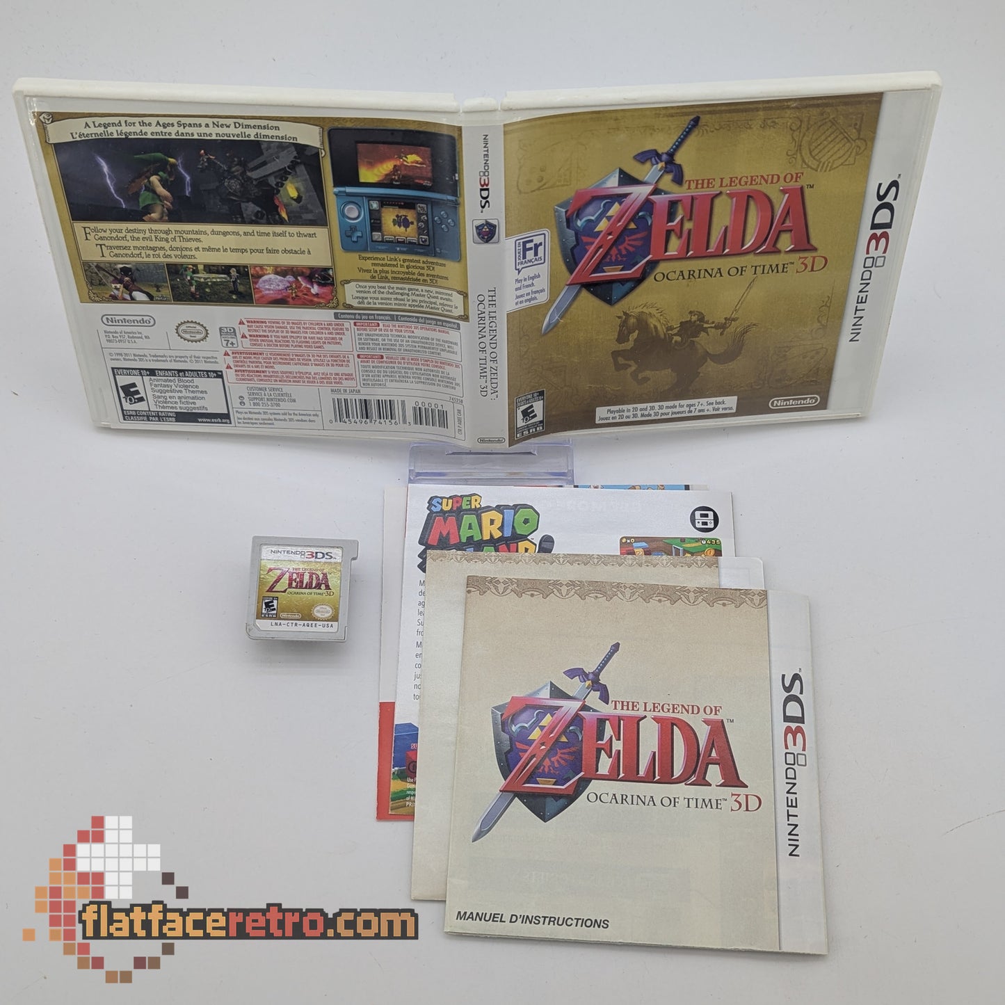 Zelda Ocarina of Time 3D - Nintendo 3DS - Complete