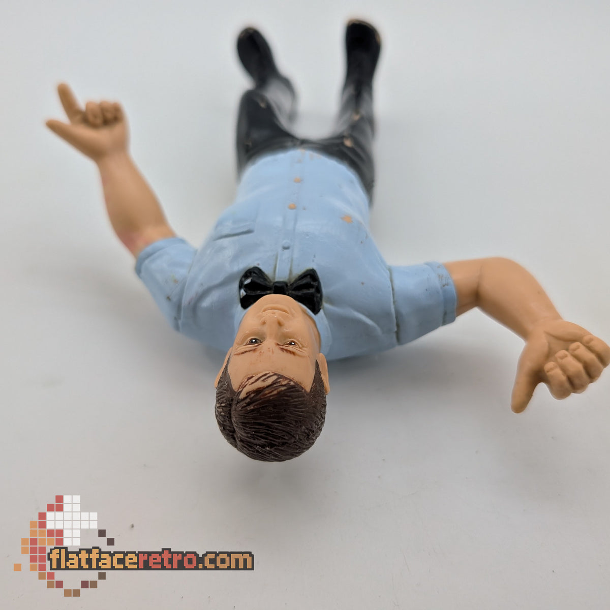 WWF Referee Blue Shirt - Wrestling WWF LJN - Figure Only