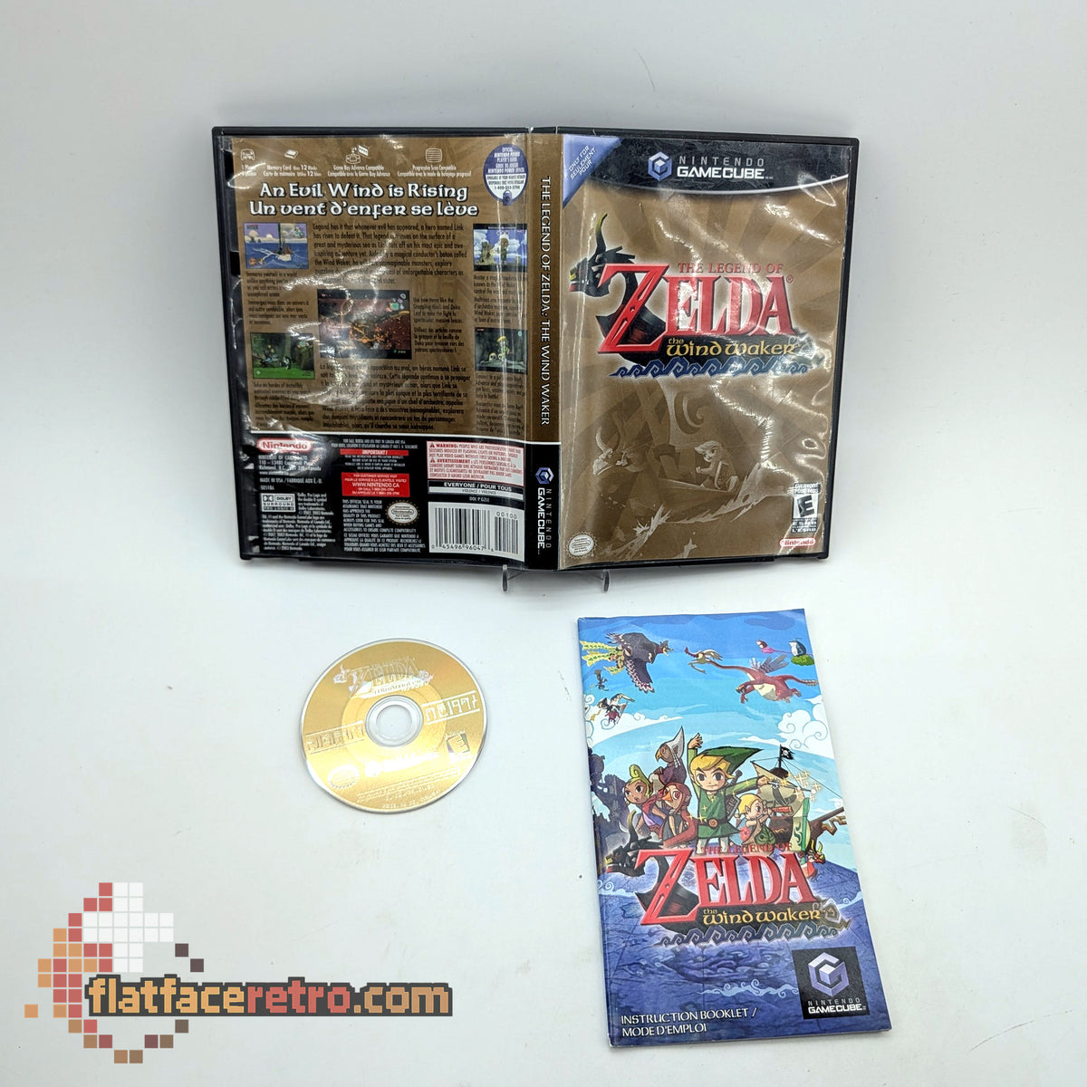 Zelda Wind Waker - Nintendo Gamecube - Complete
