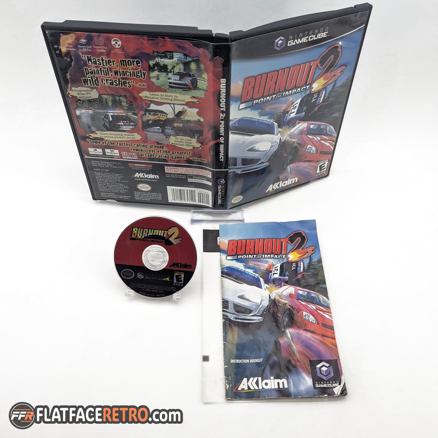 Burnout 2 Point of Impact - Nintendo Gamecube - Complete