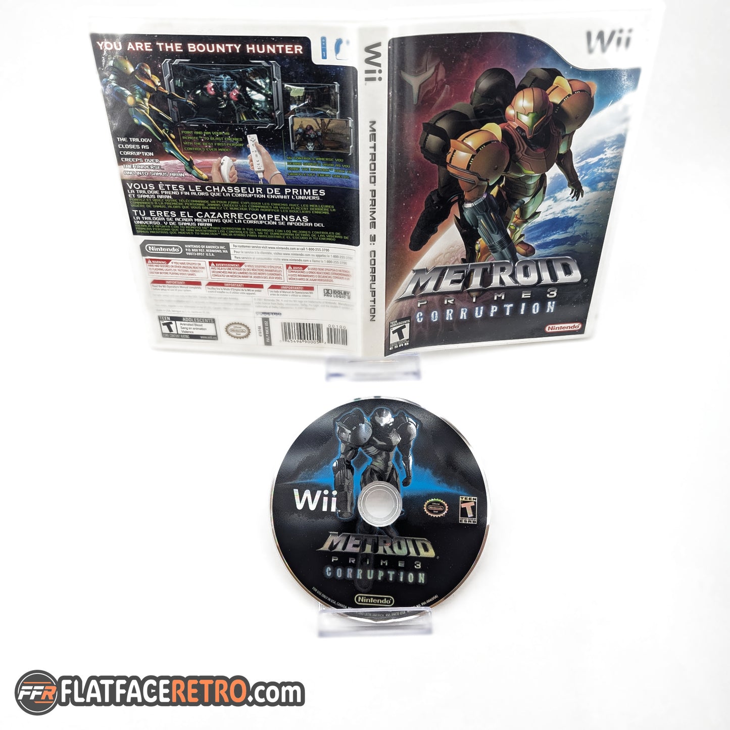Metroid Prime 3 Corruption - Nintendo Wii - Game and Box Only