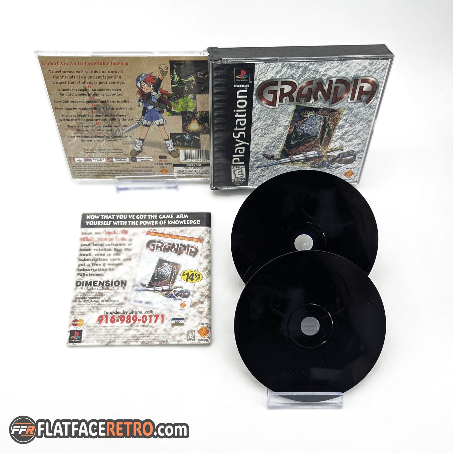 Grandia - Sony PlayStation 1 - Complete